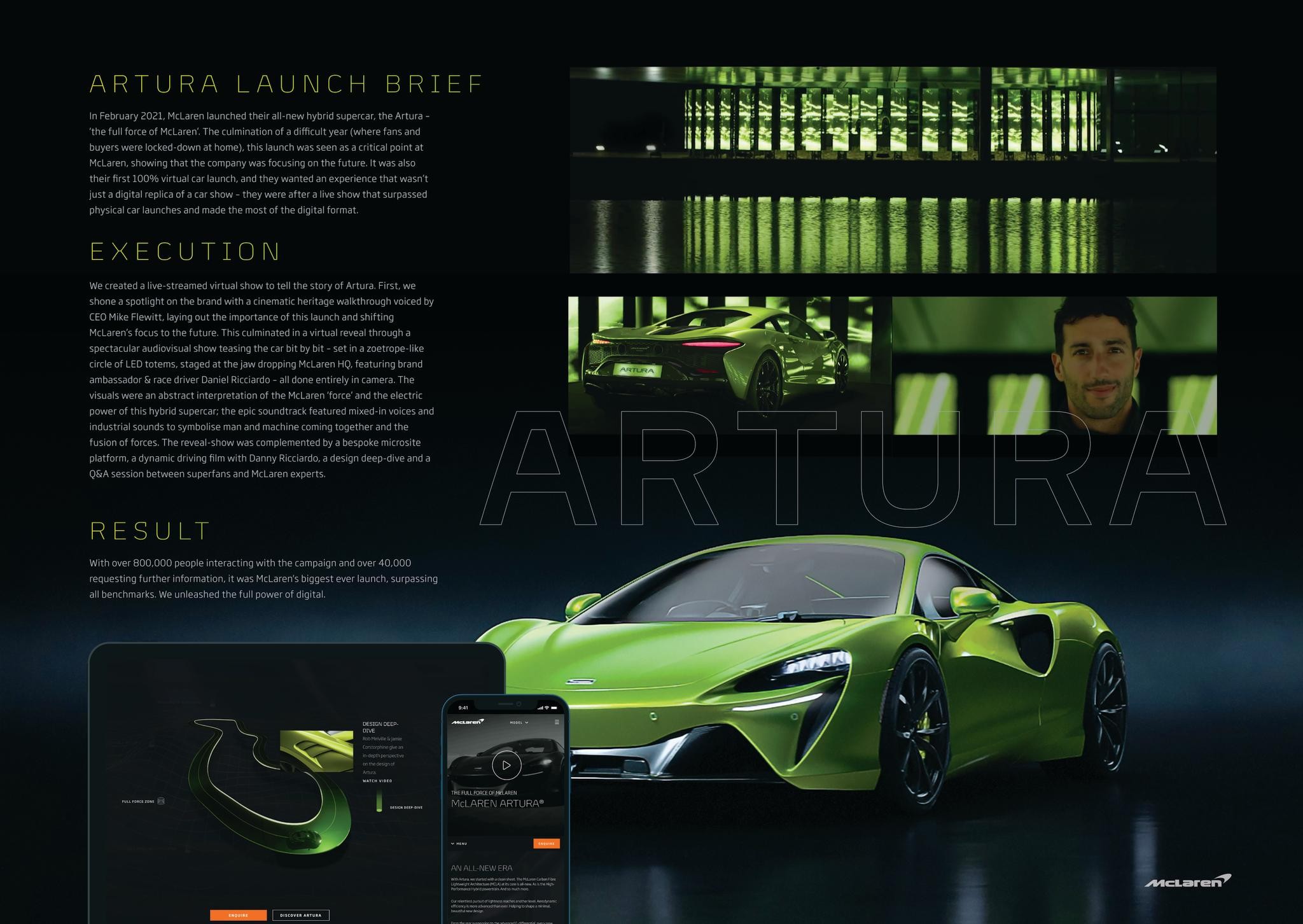 McLaren: Artura Launch