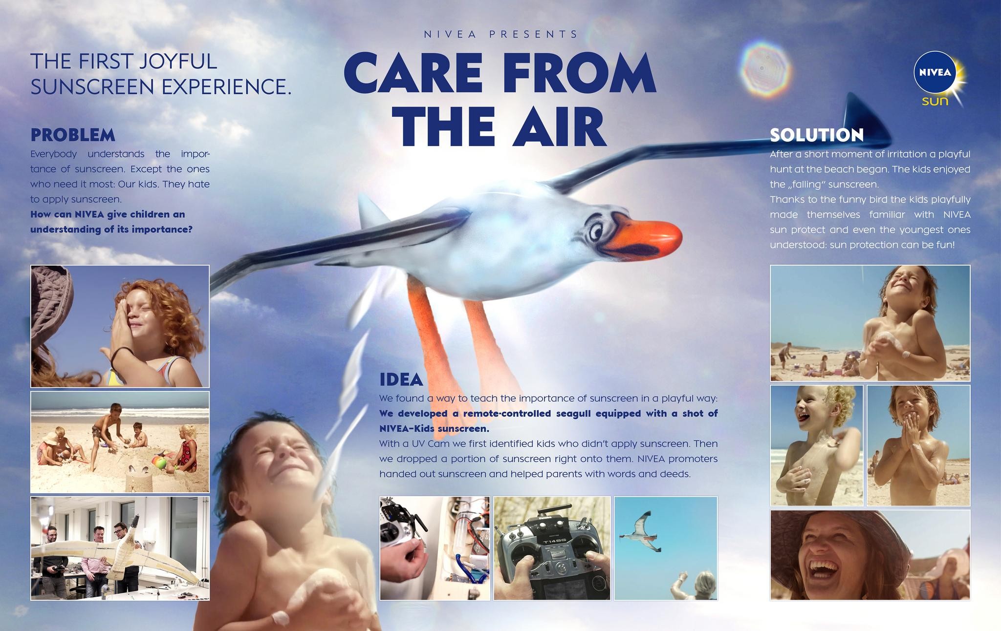 NIVEA - "Care from the Air"