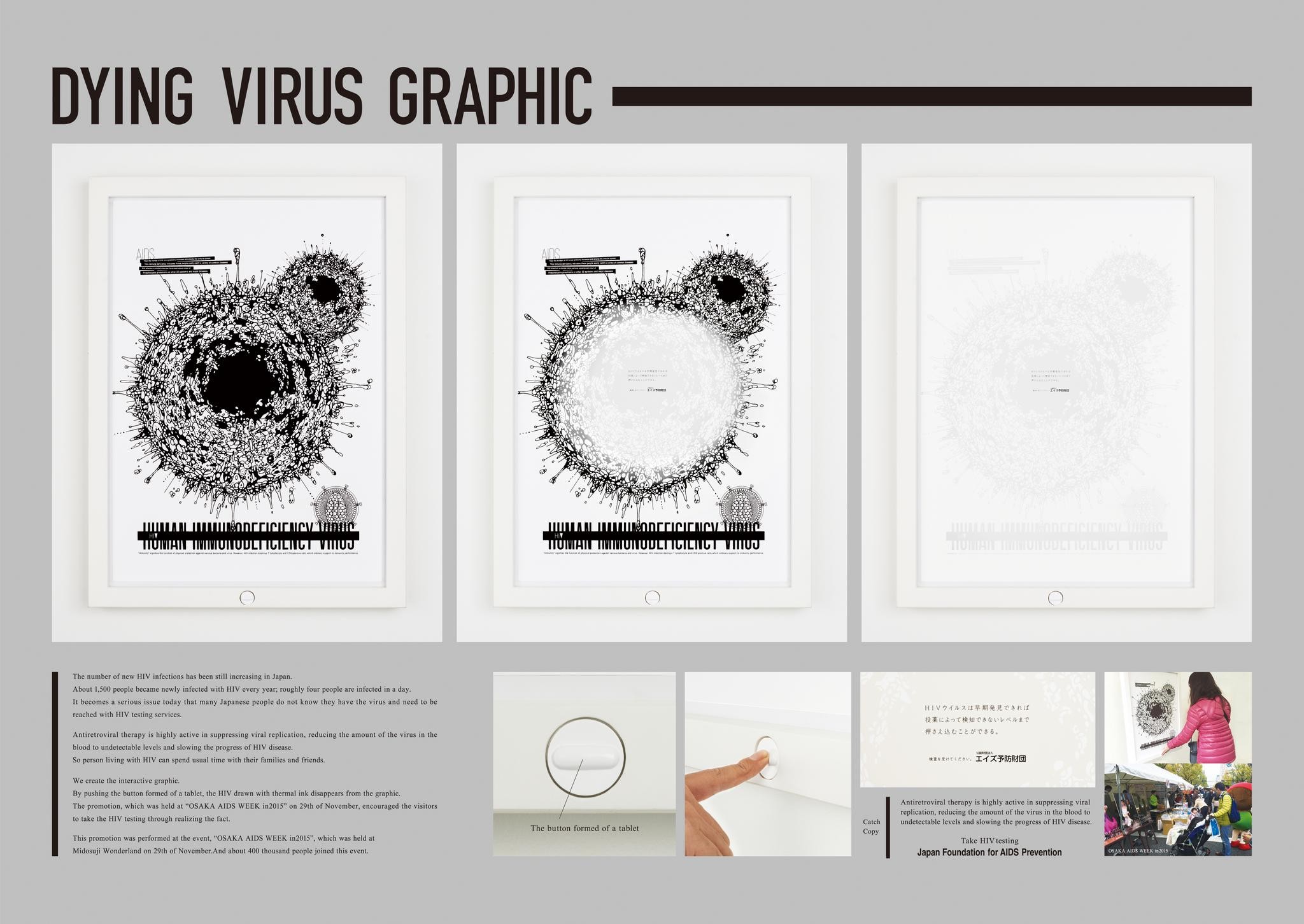 Dying virus graphic