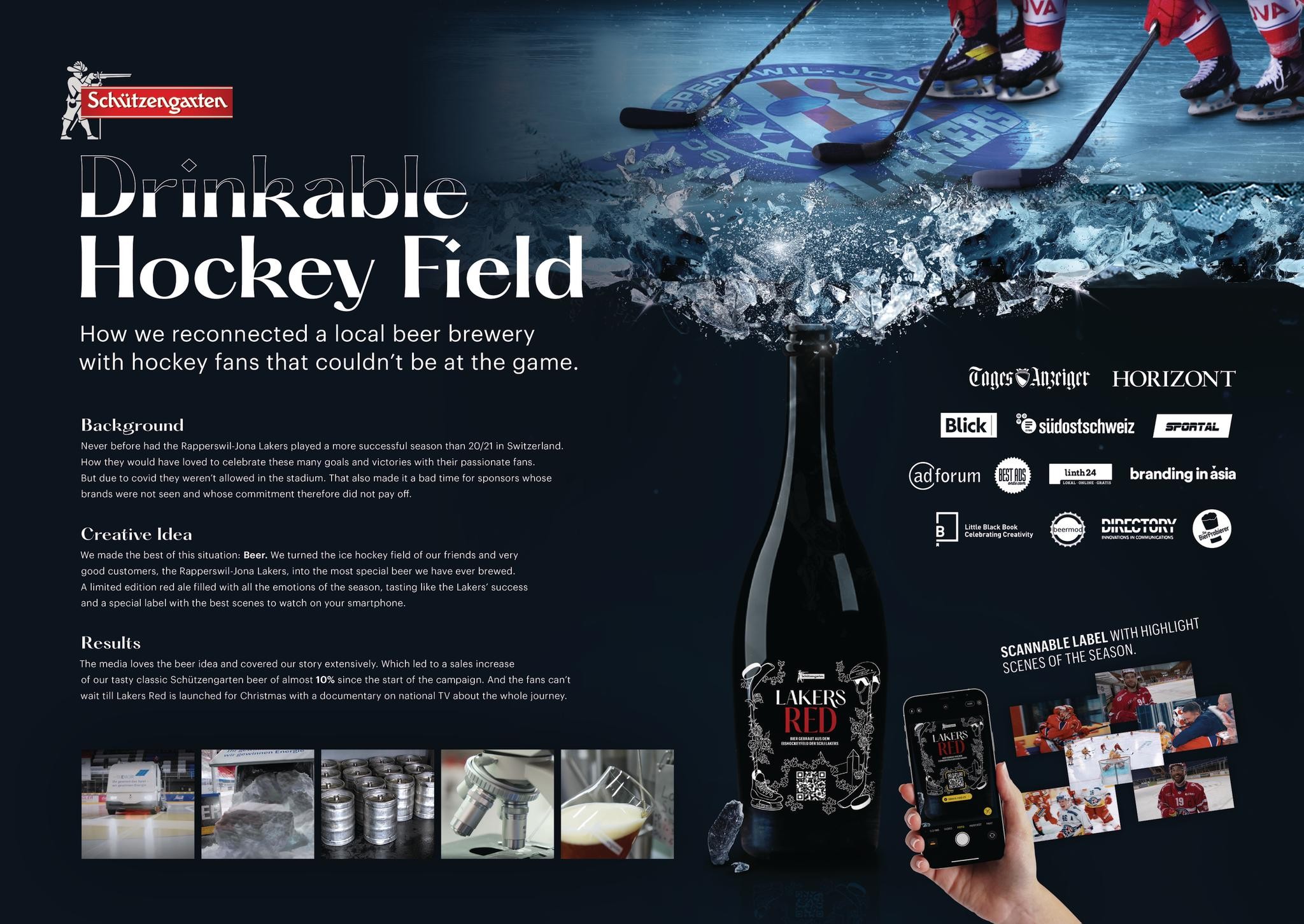 Drinkable Hockey Field