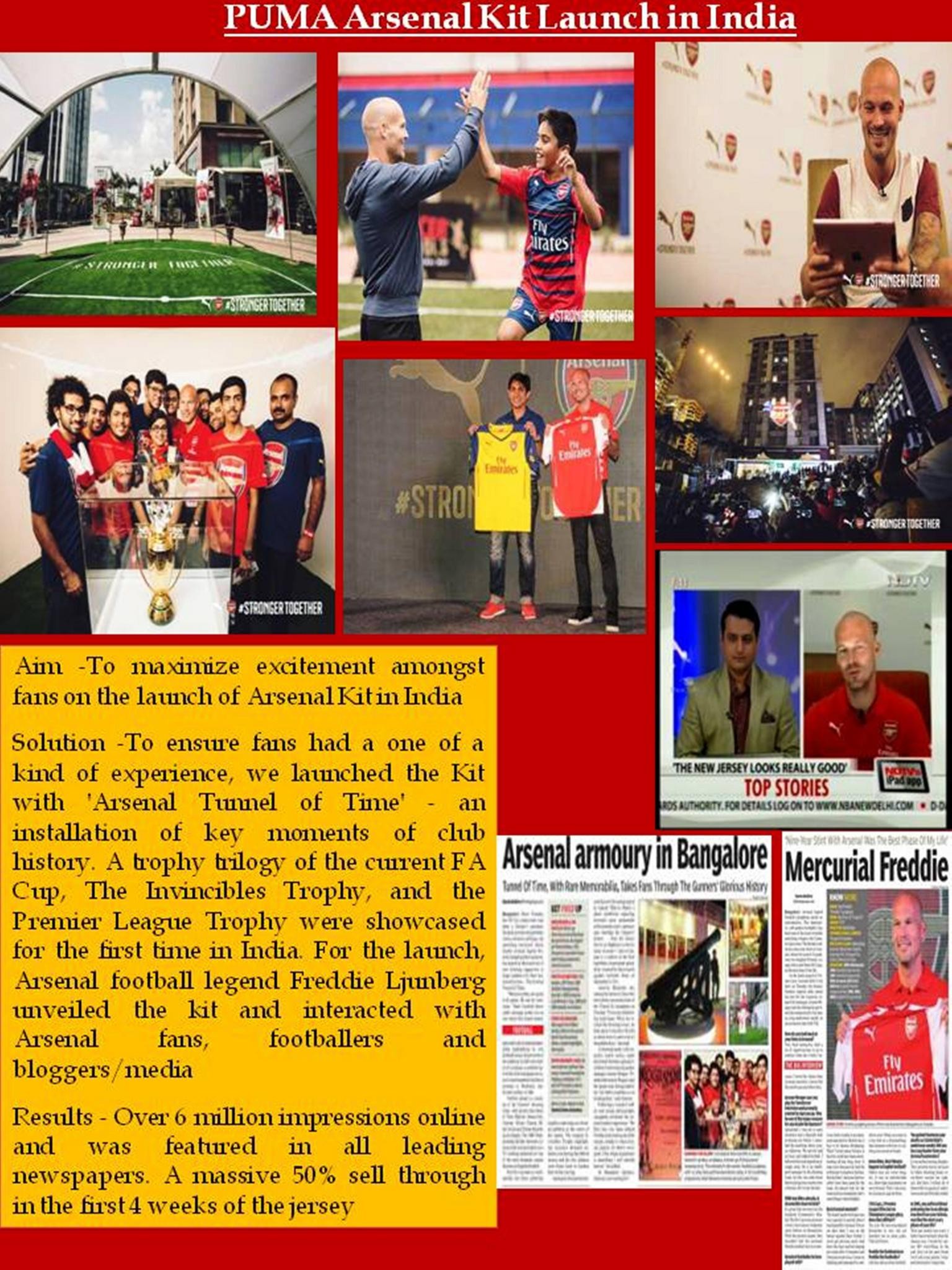 PUMA ARSENAL KIT LAUNCH IN INDIA