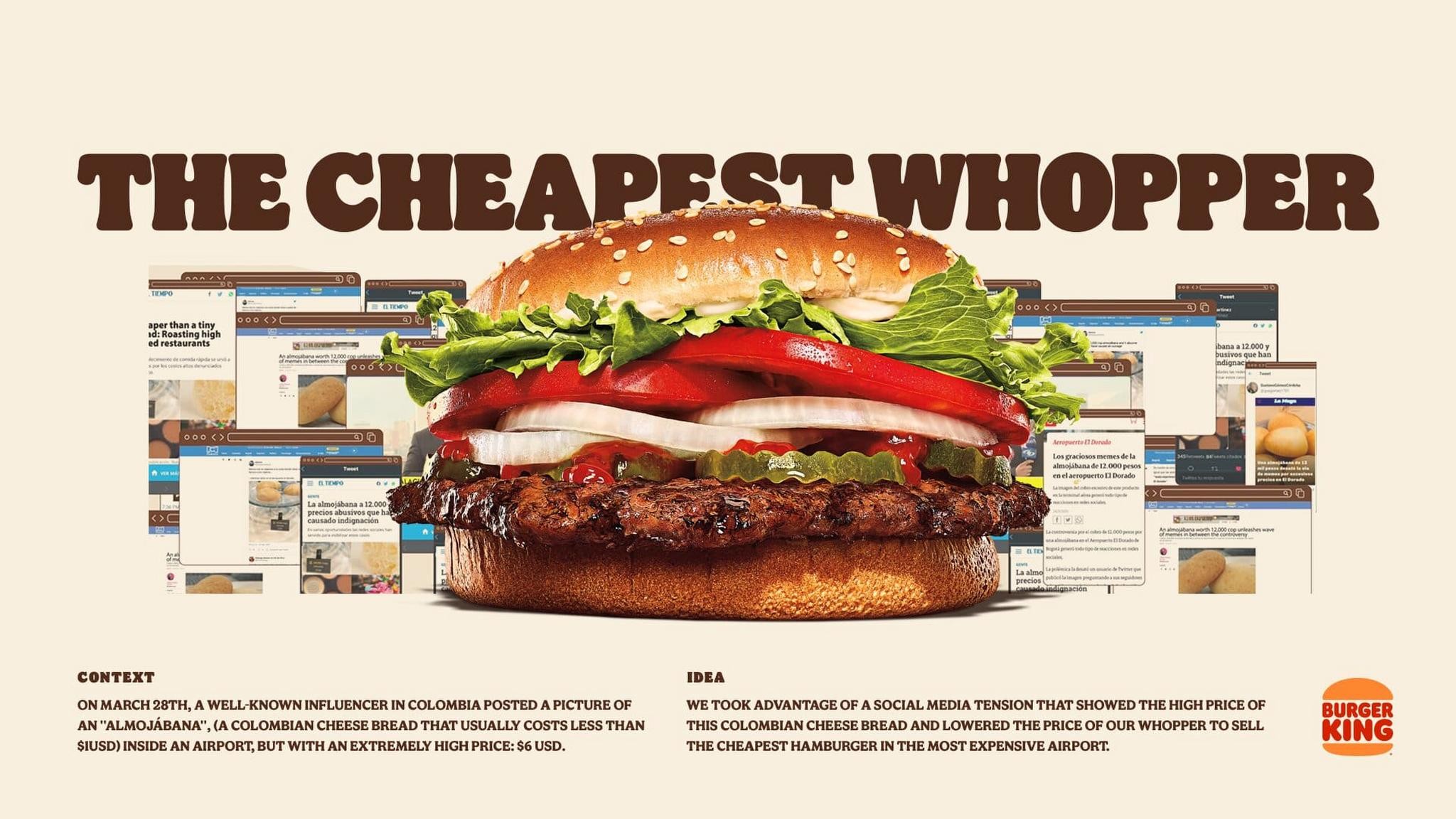 THE CHEAPEST WHOPPER