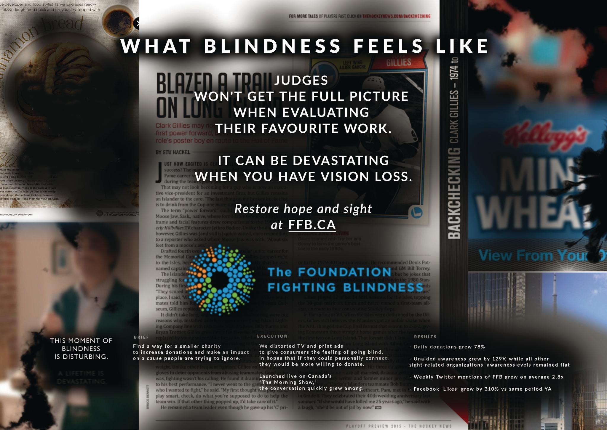SMG Canada & Foundation Fighting Blindness "Experience Blindness" Campaign