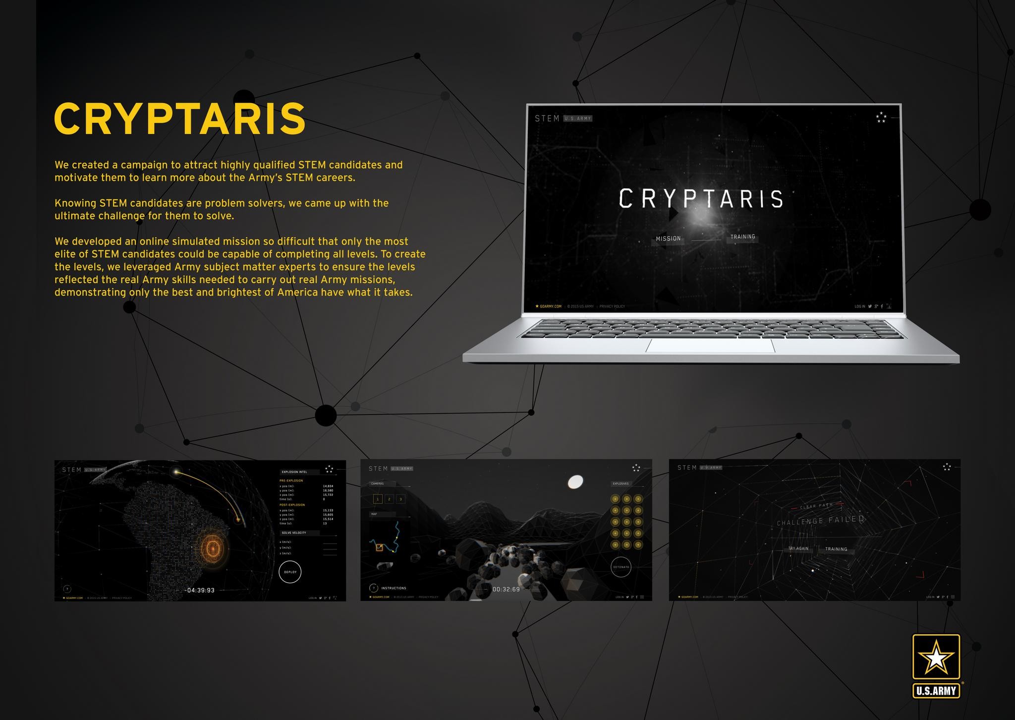 Cryptaris Mission Status