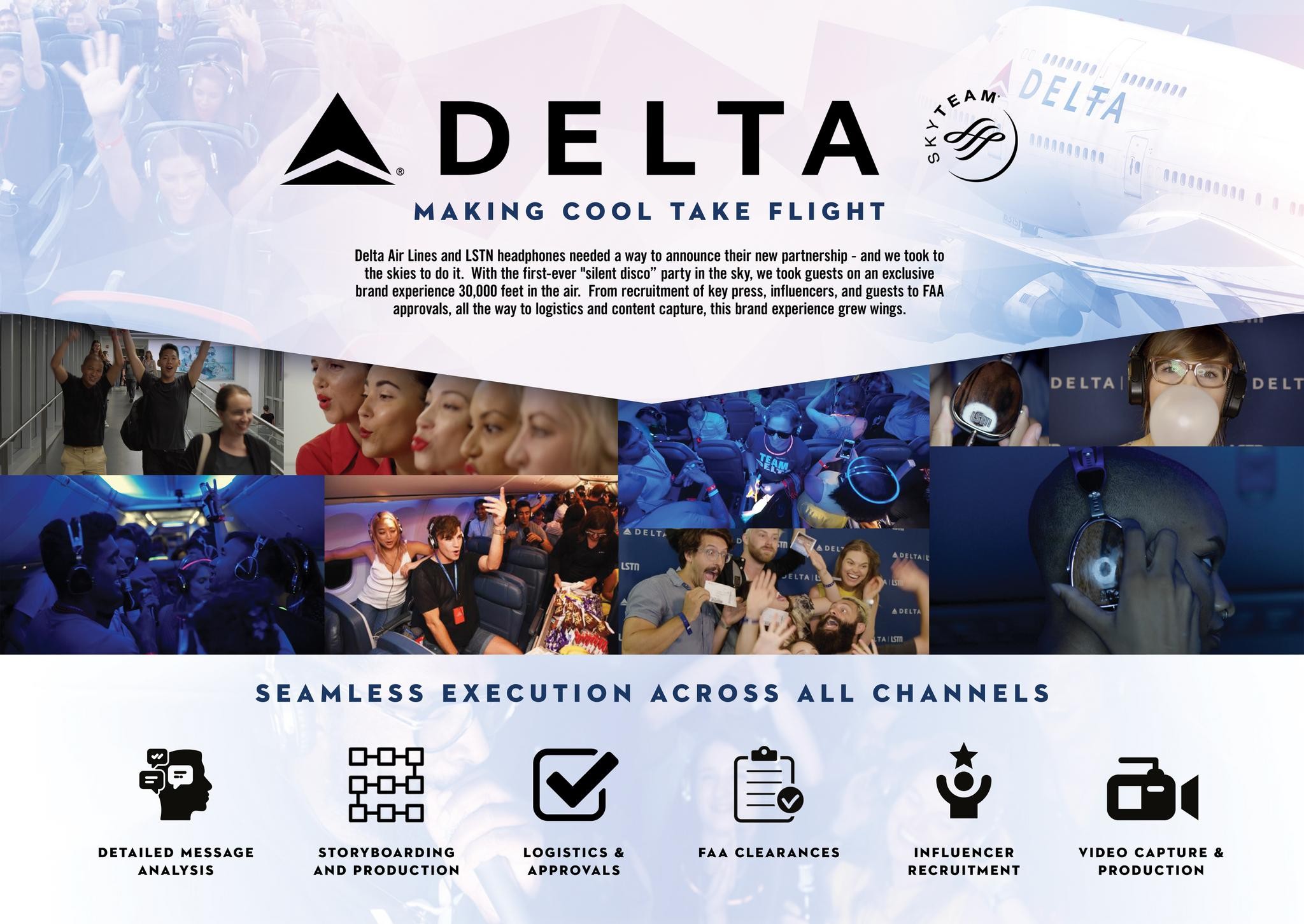 Delta Air Lines Silent Disco