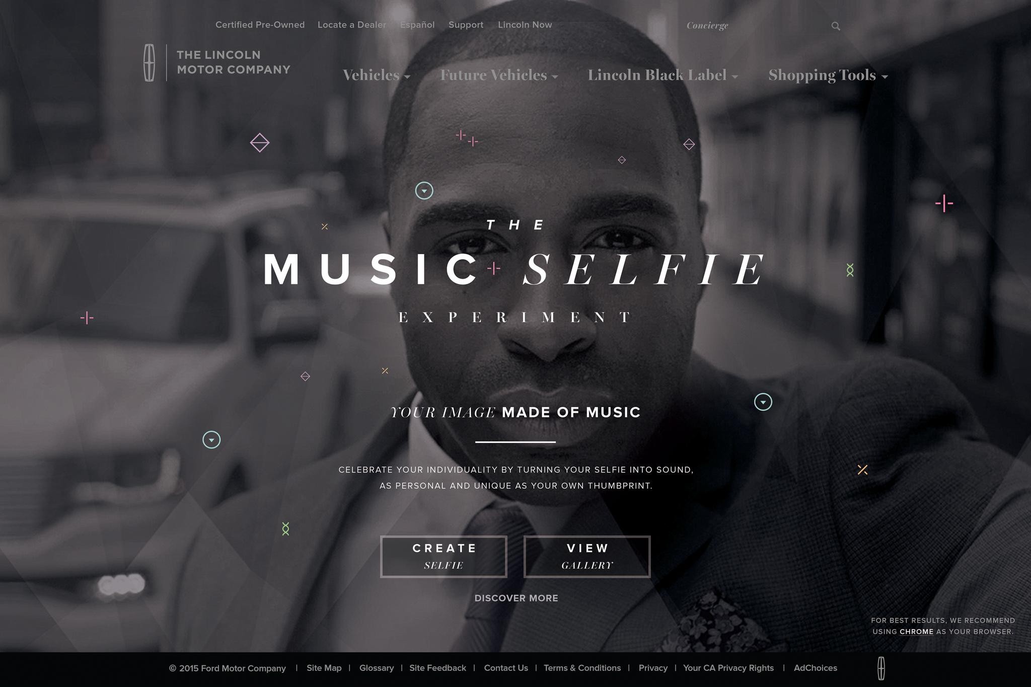 THE MUSIC SELFIE EXPERIMENT