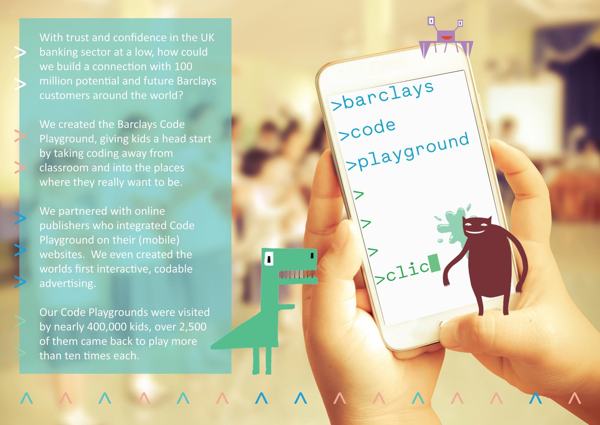 Barclays code playground campaign the work