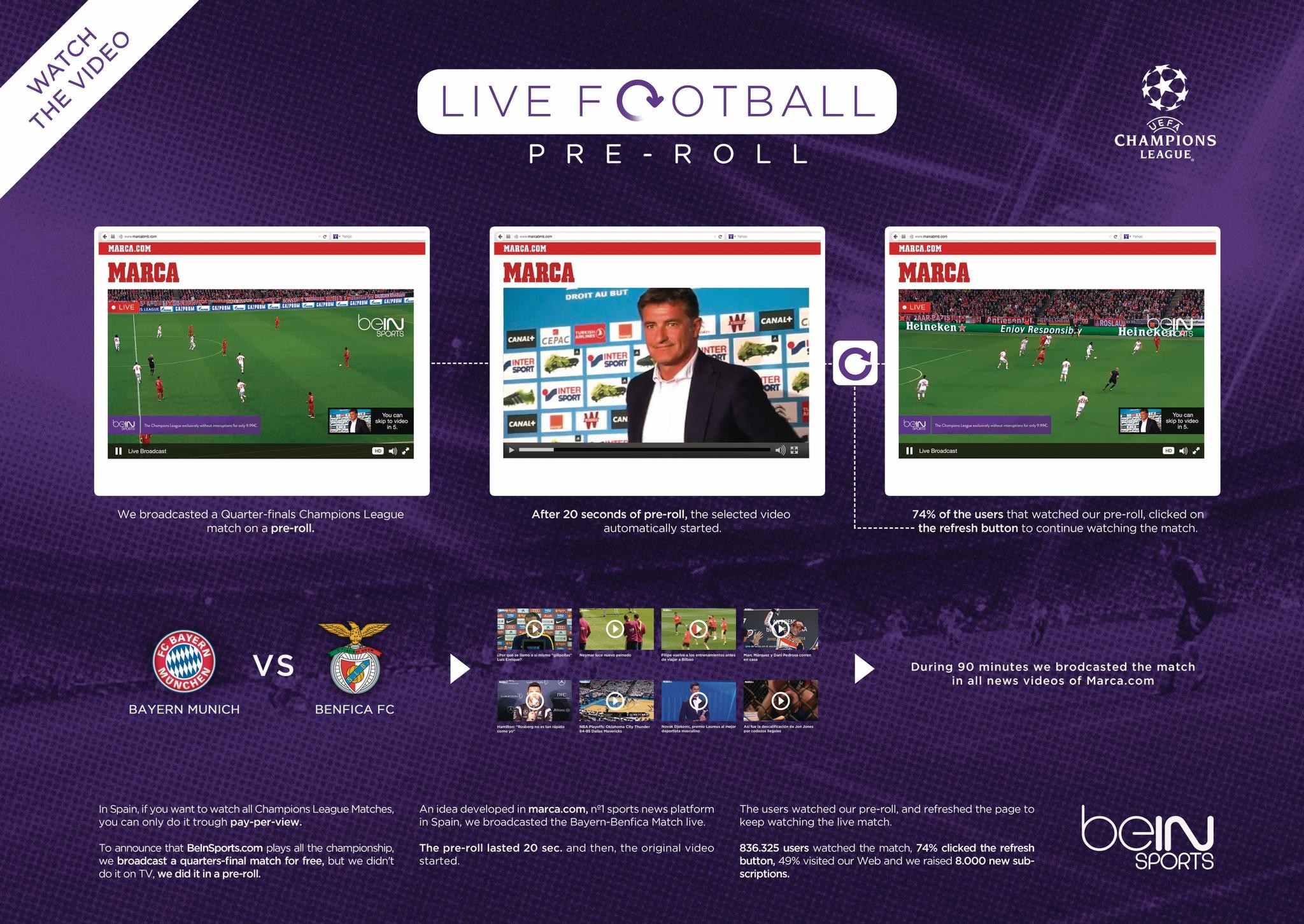 Live Football Pre-Roll