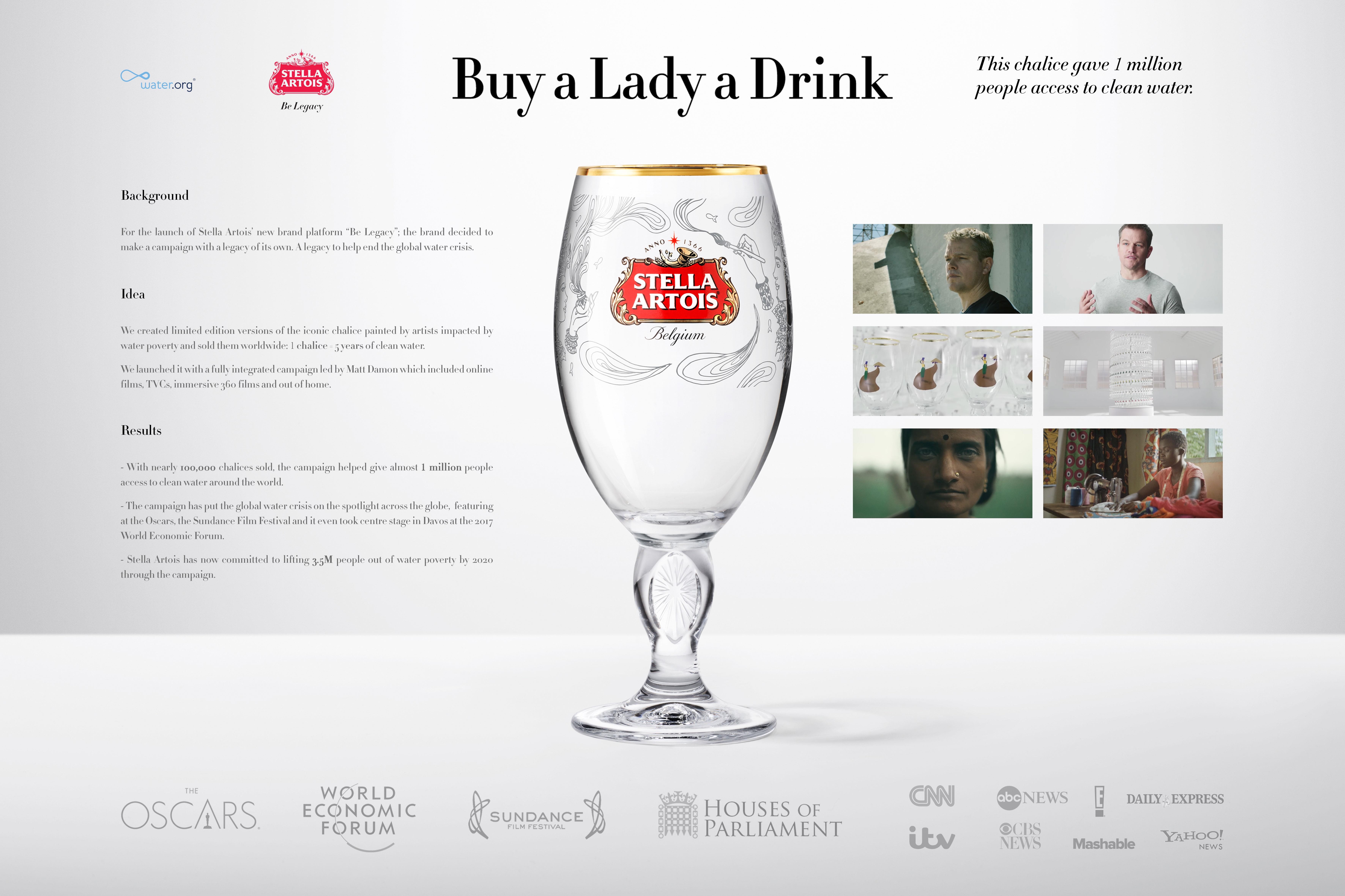 Stella Artois 'Buy A Lady A Drink'