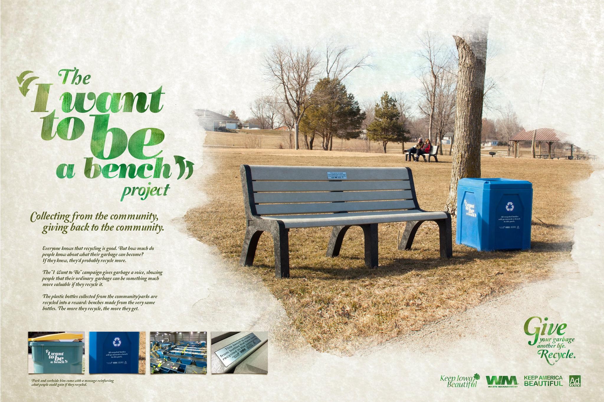 THE I WANT TO BE A BENCH PROJECT