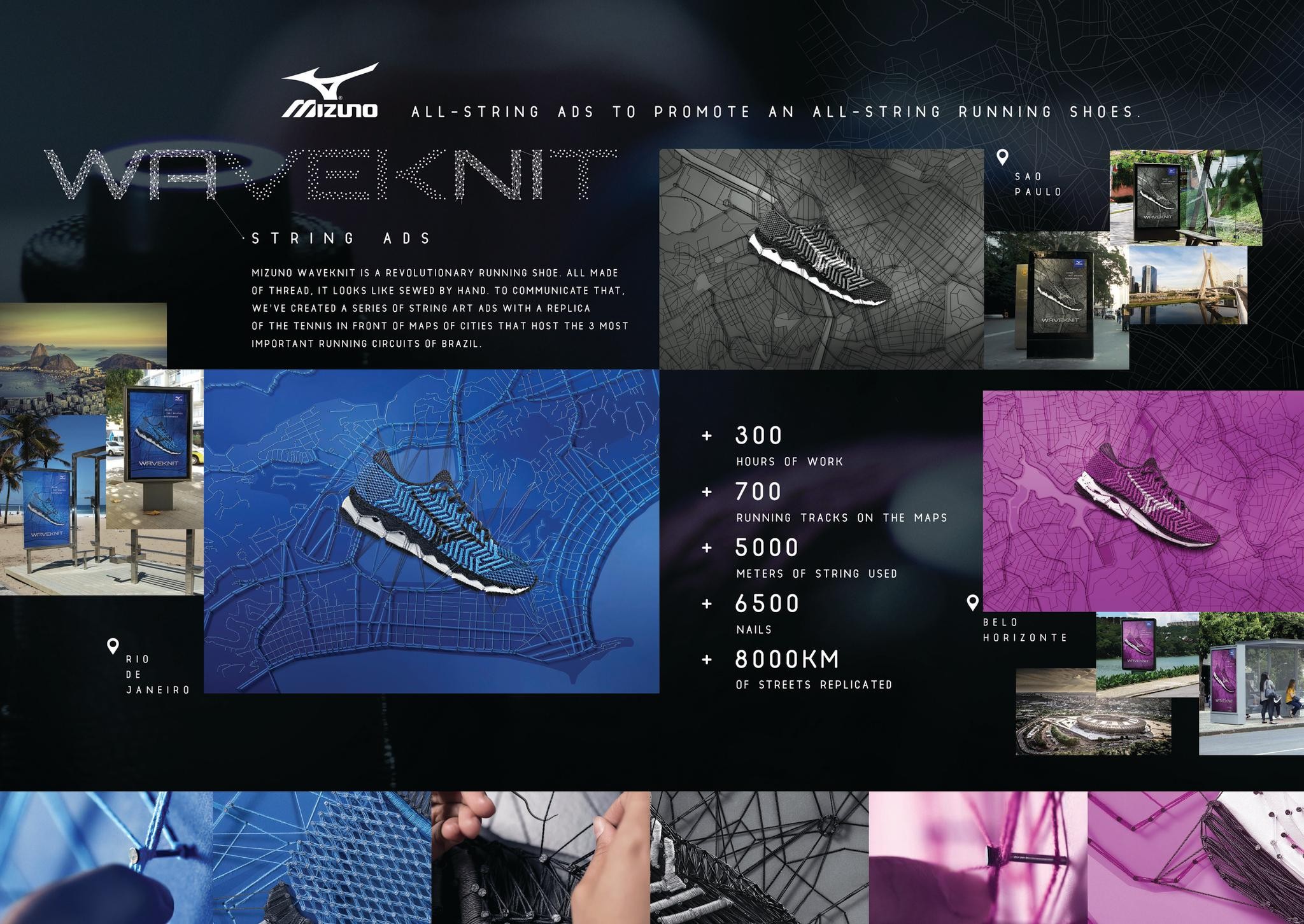 Mizuno WaveKnit String Ads