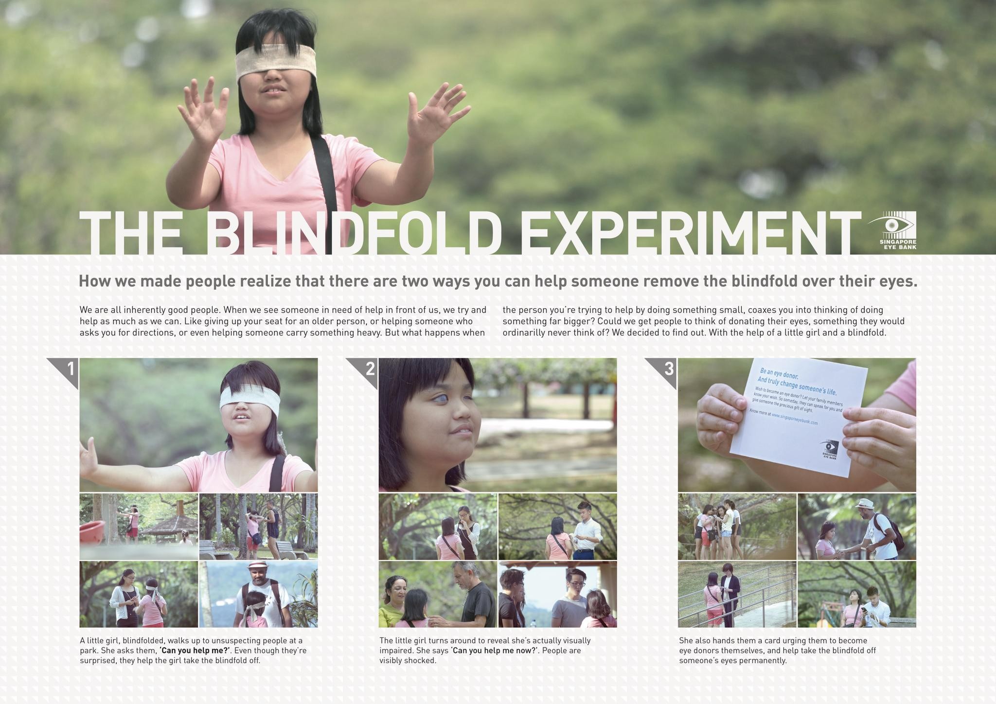 The SEB Blindfold Experiment
