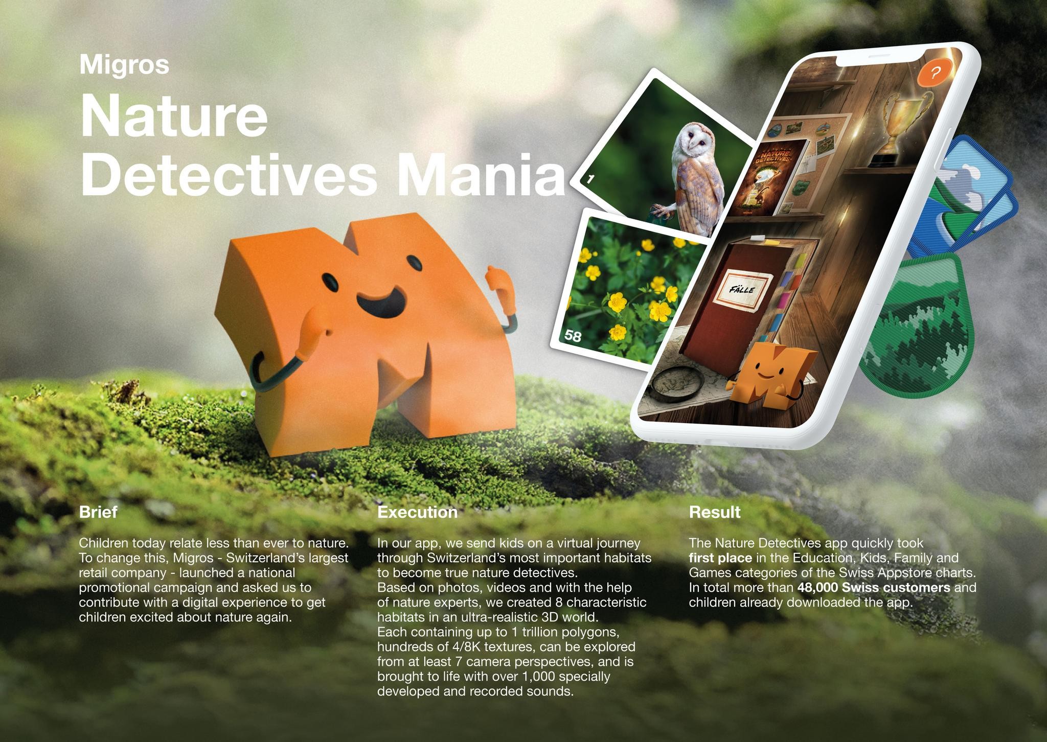 3D Detective Adventure App | Campaign | THE WORK