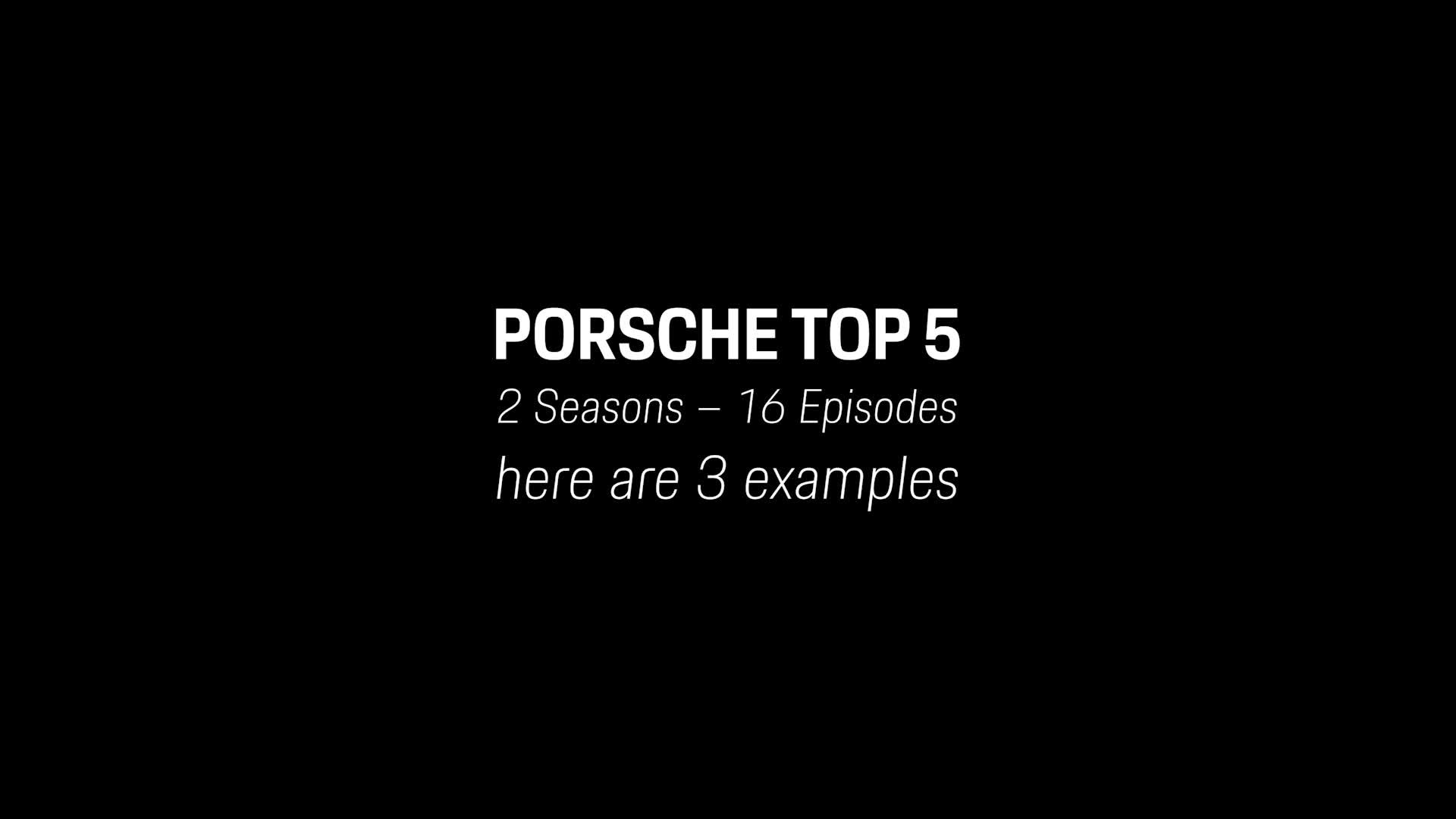 Porsche Top 5