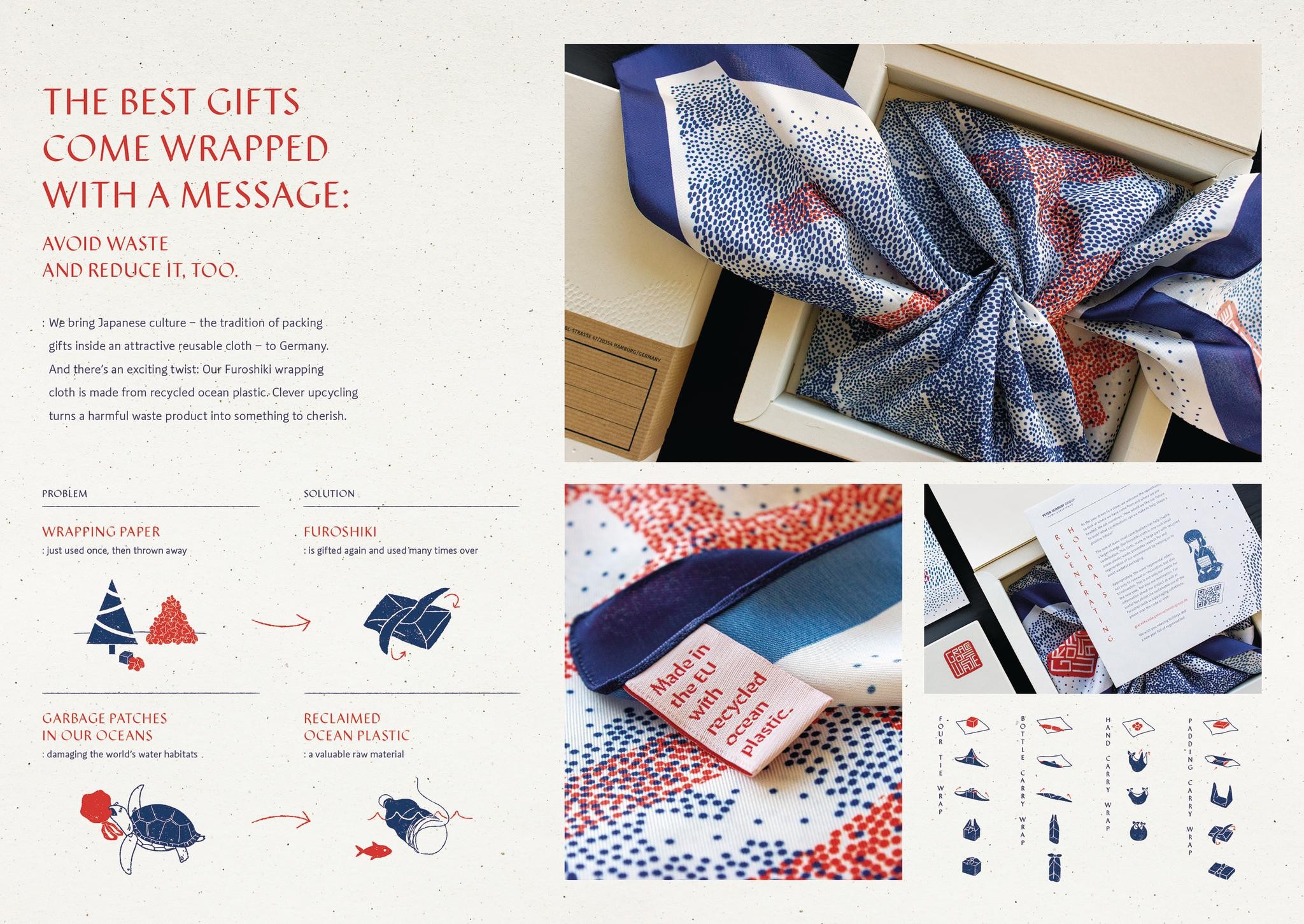 Grace of Waste – the Furoshiki that cleans Oceans | Campaign