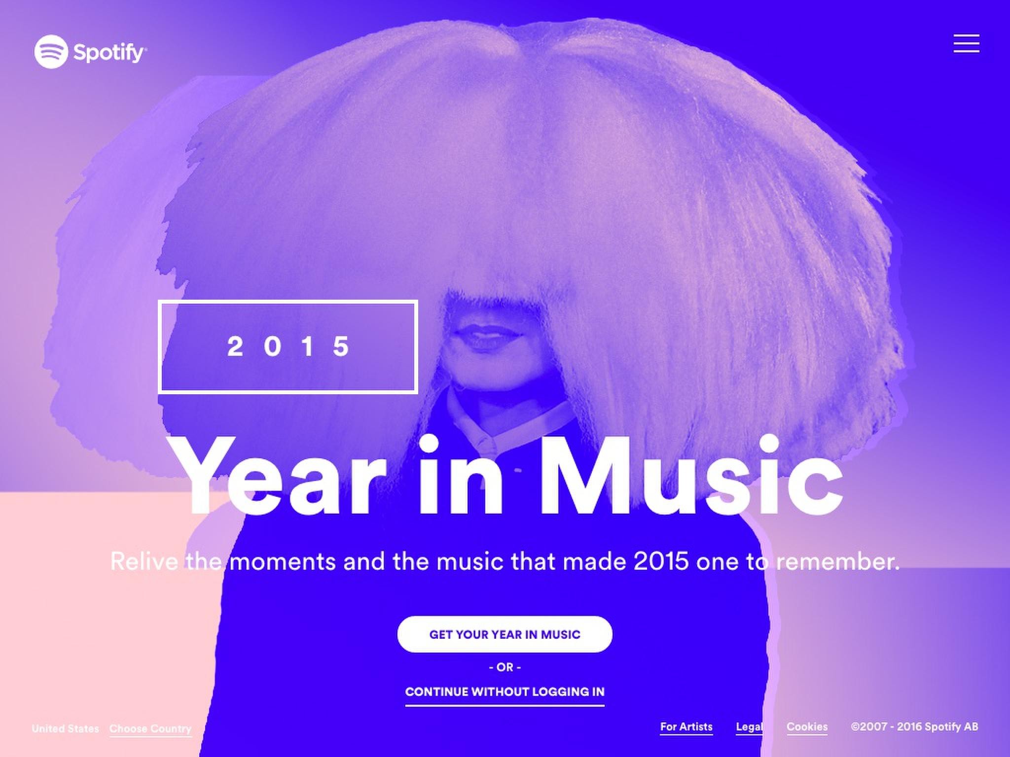 Year in Music 2015 | Campaign | THE WORK