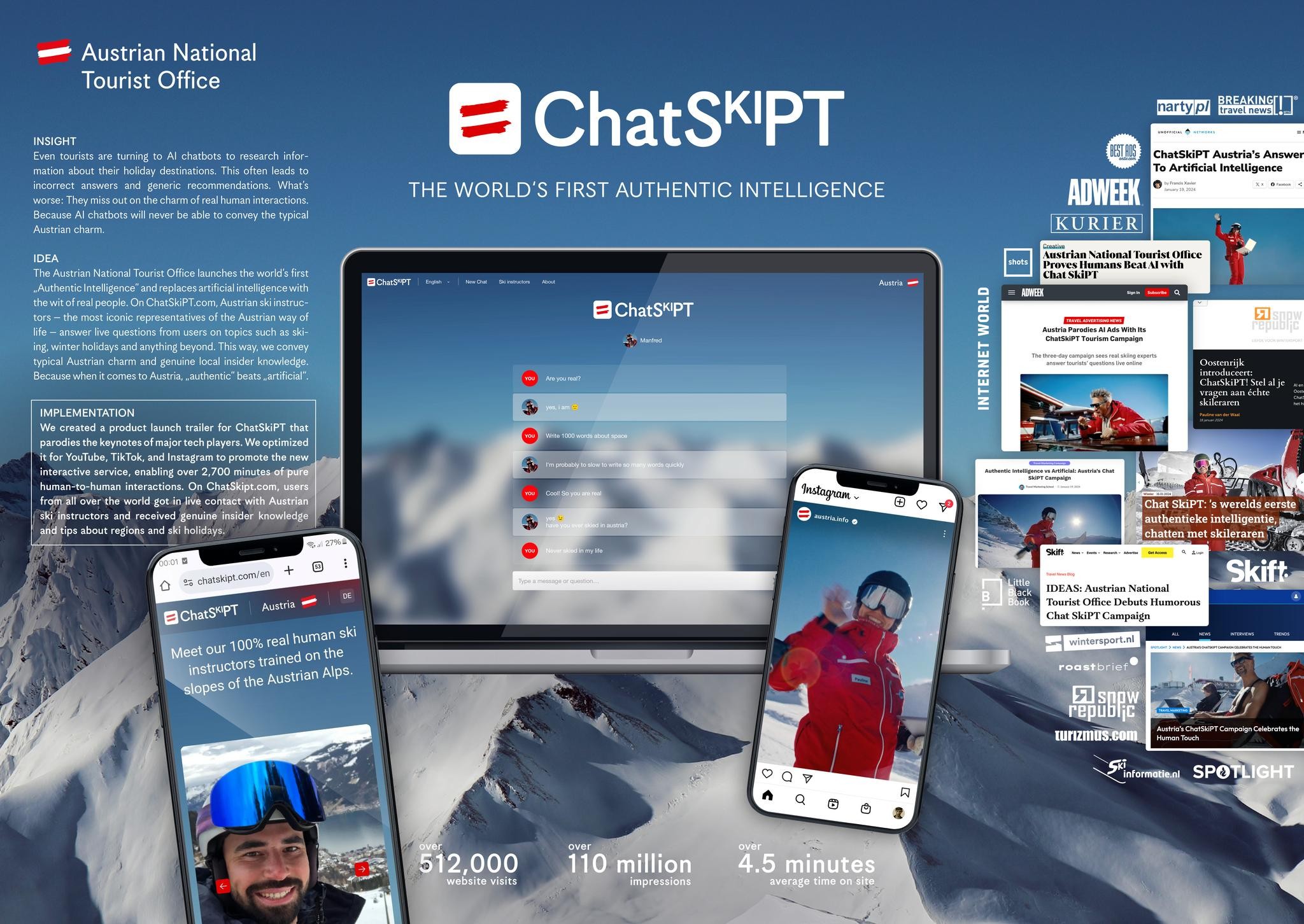 Chat Ski PT – The world's first Authentic Intelligence | Campaign | THE ...