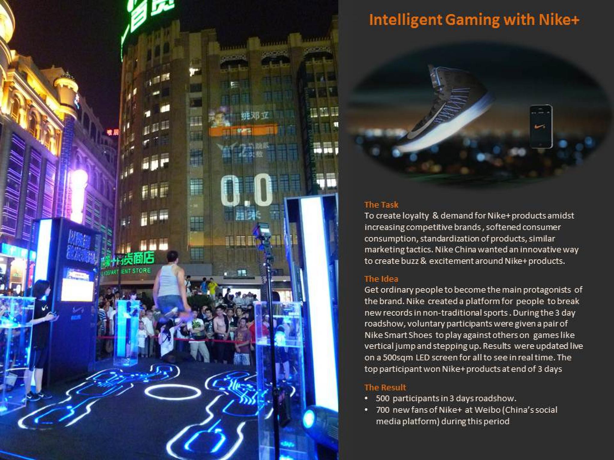INTELLIGENT BEATING AND GAMING WITH NIKE+