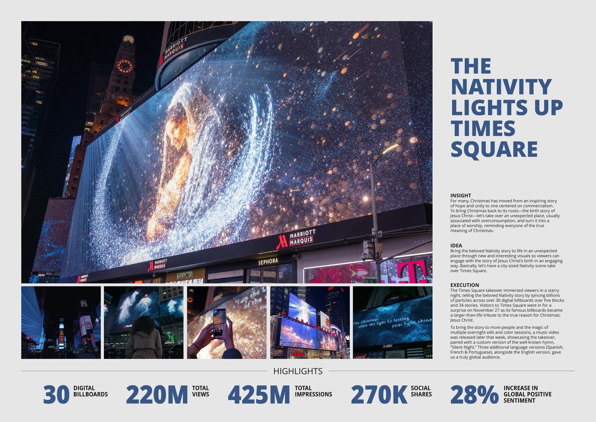 A Silent Night in Times Square | Campaign