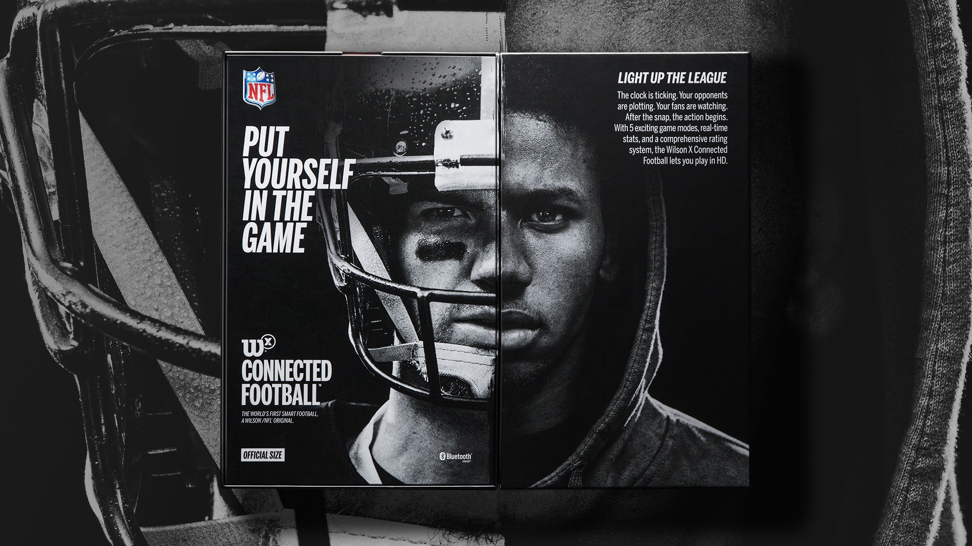 Wilson X Connected Football Packaging