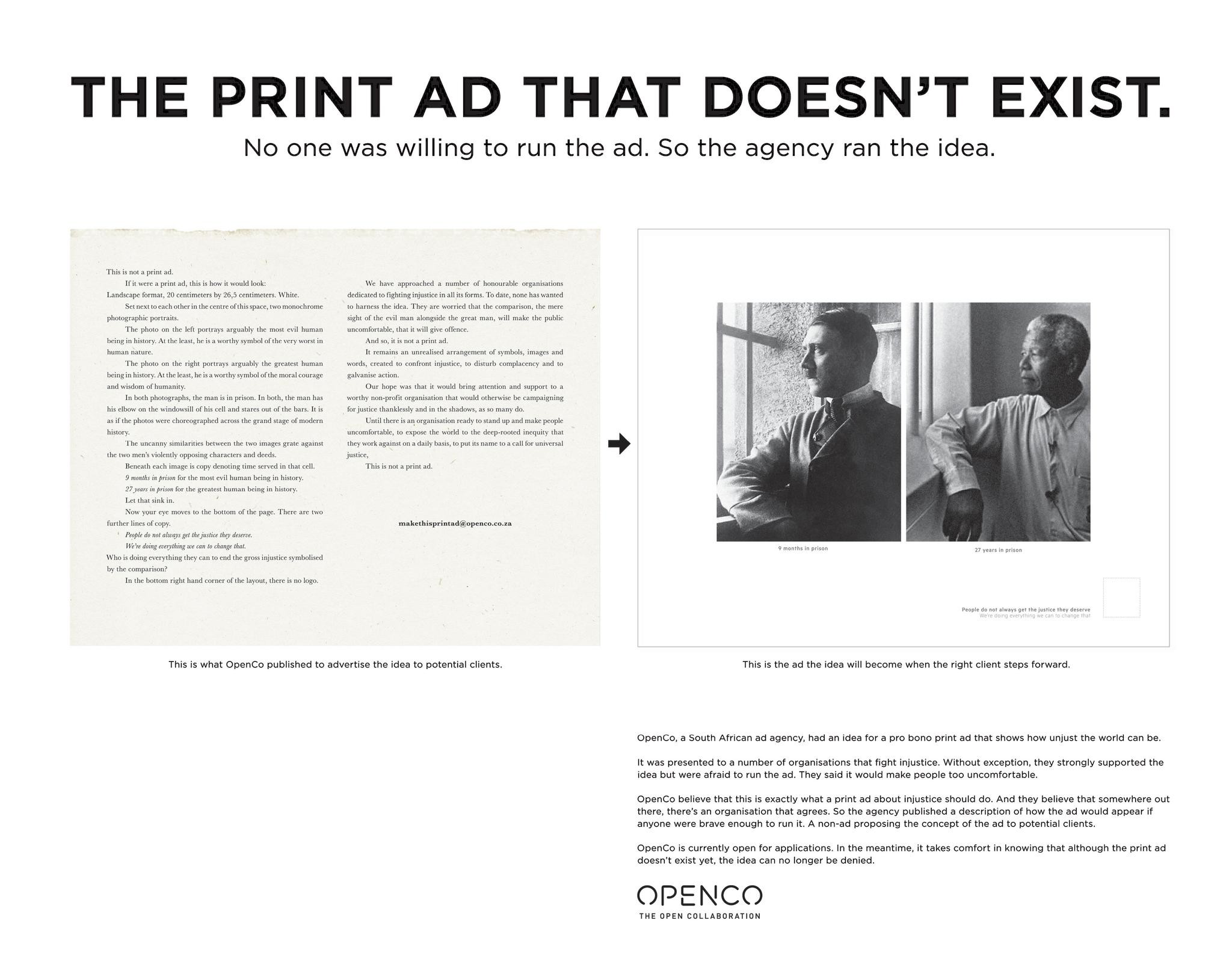 THIS IS NOT A PRINT AD
