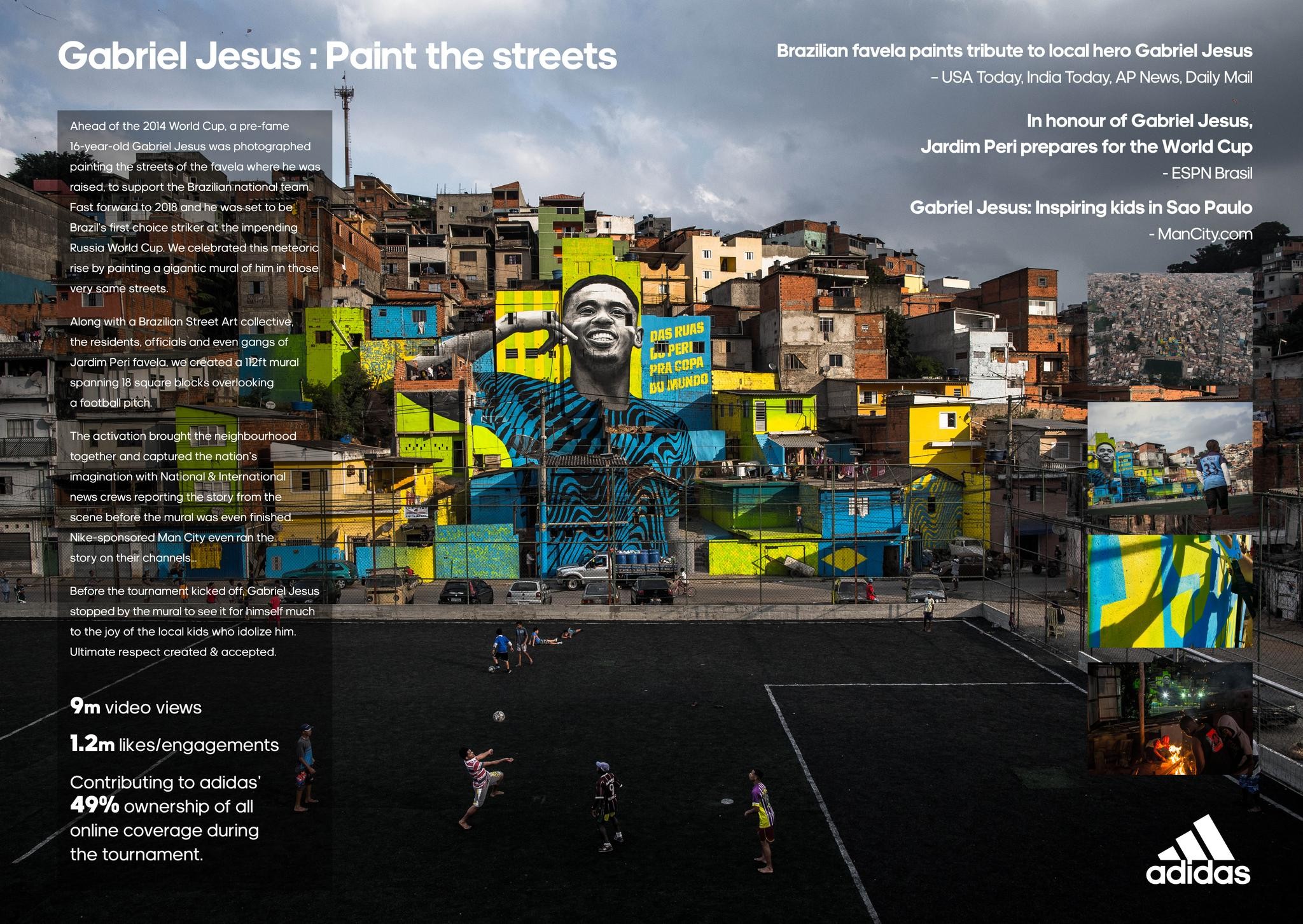 Paint the Streets: The Gabriel Jesus Mural