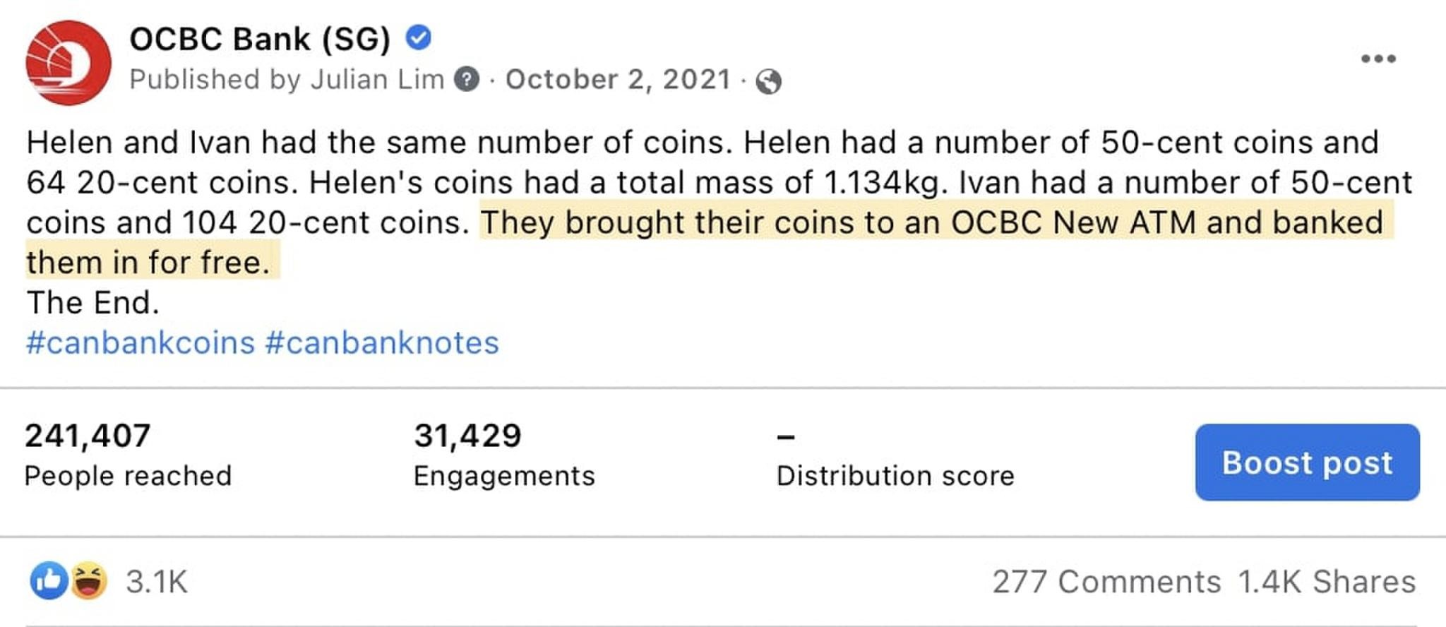 "Helen & Ivan" counting coins