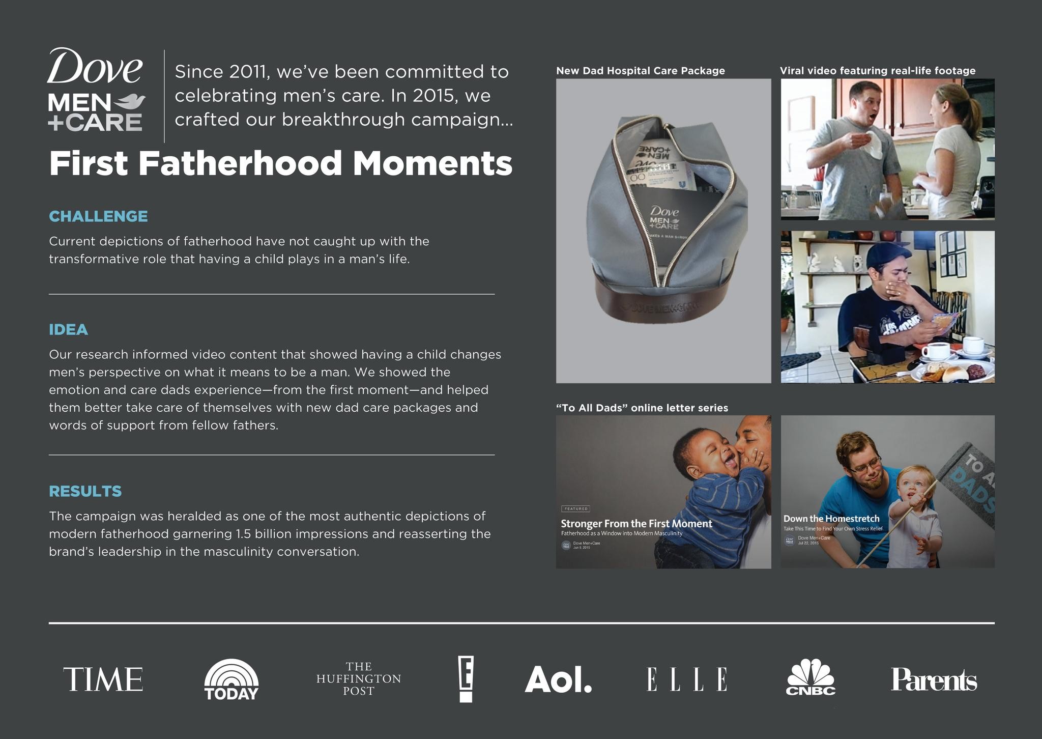 Dove Men+Care First Fatherhood Moments