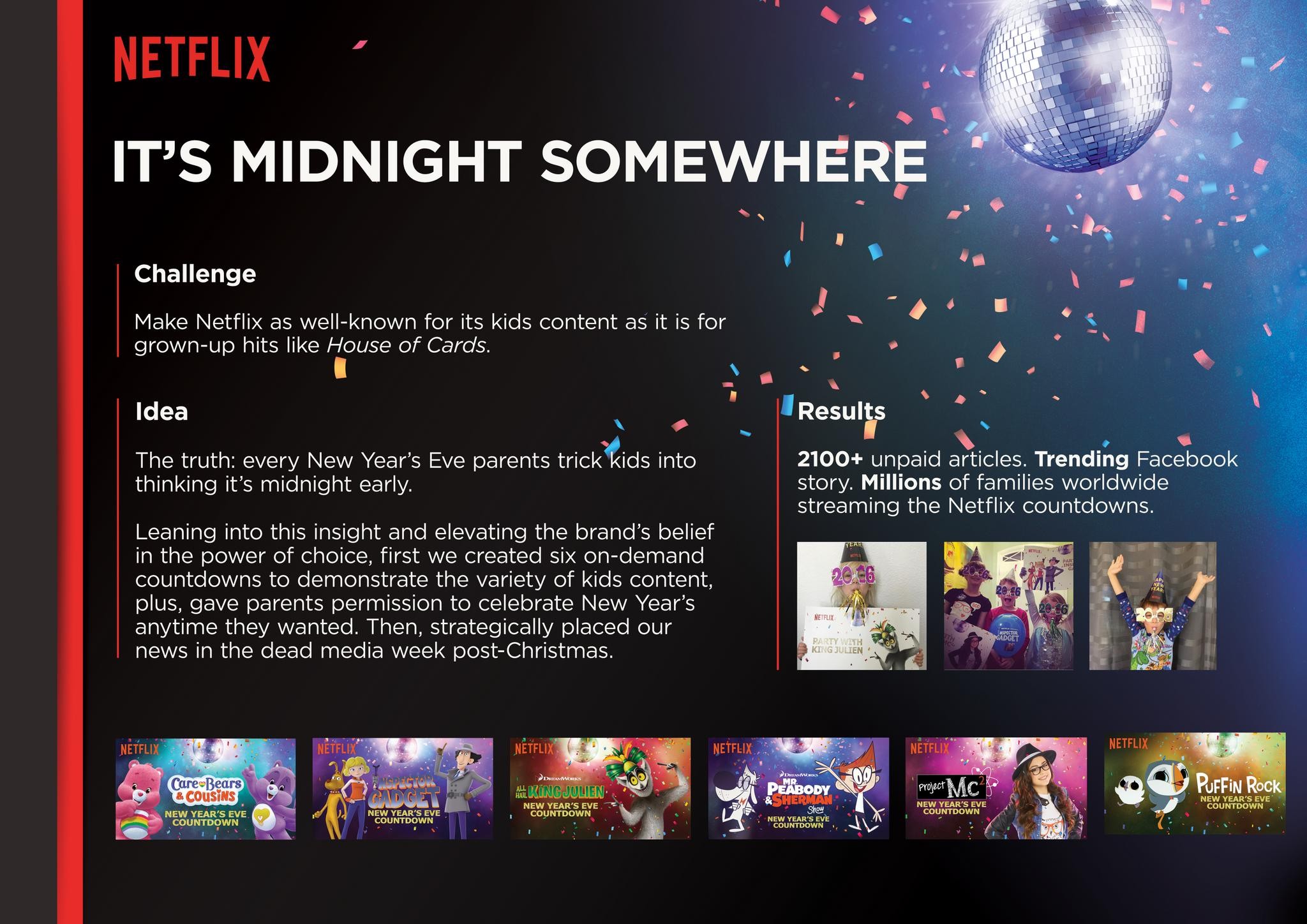 Netflix Helps Parents Celebrate New Year’s Eve On-Demand
