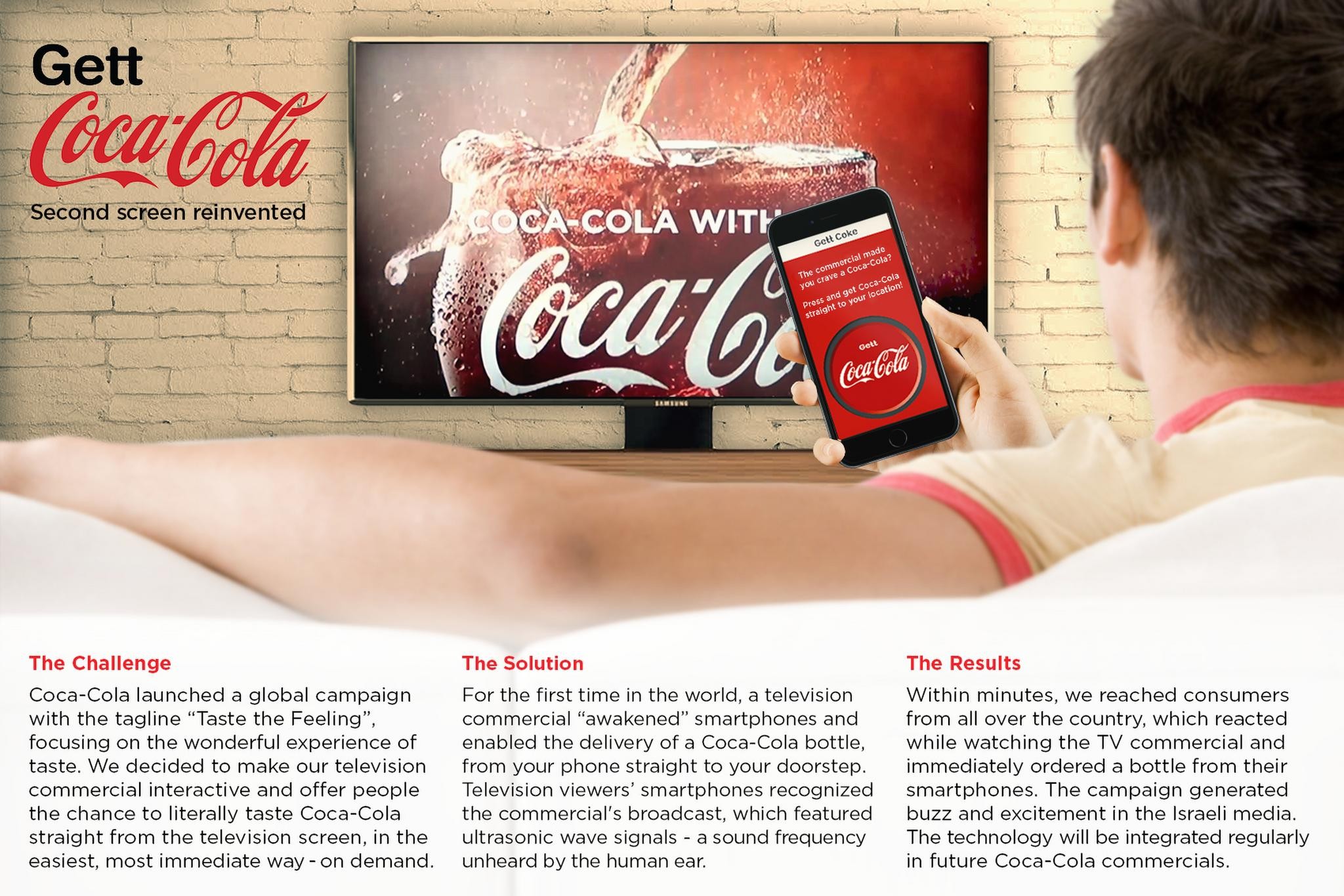 Gett Coca-Cola- Second screen reinvented