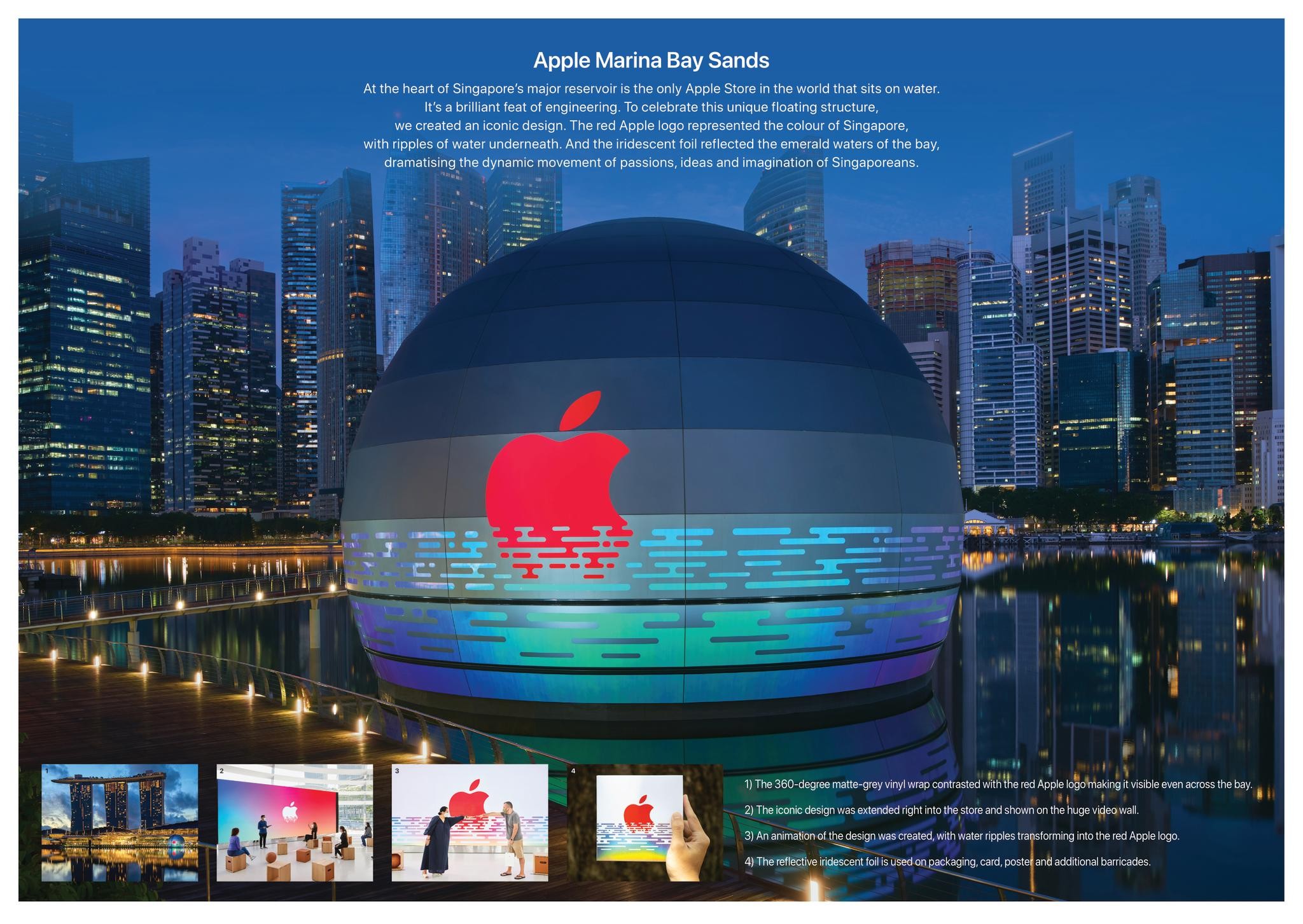 Apple Store Opening: Marina Bay Sands