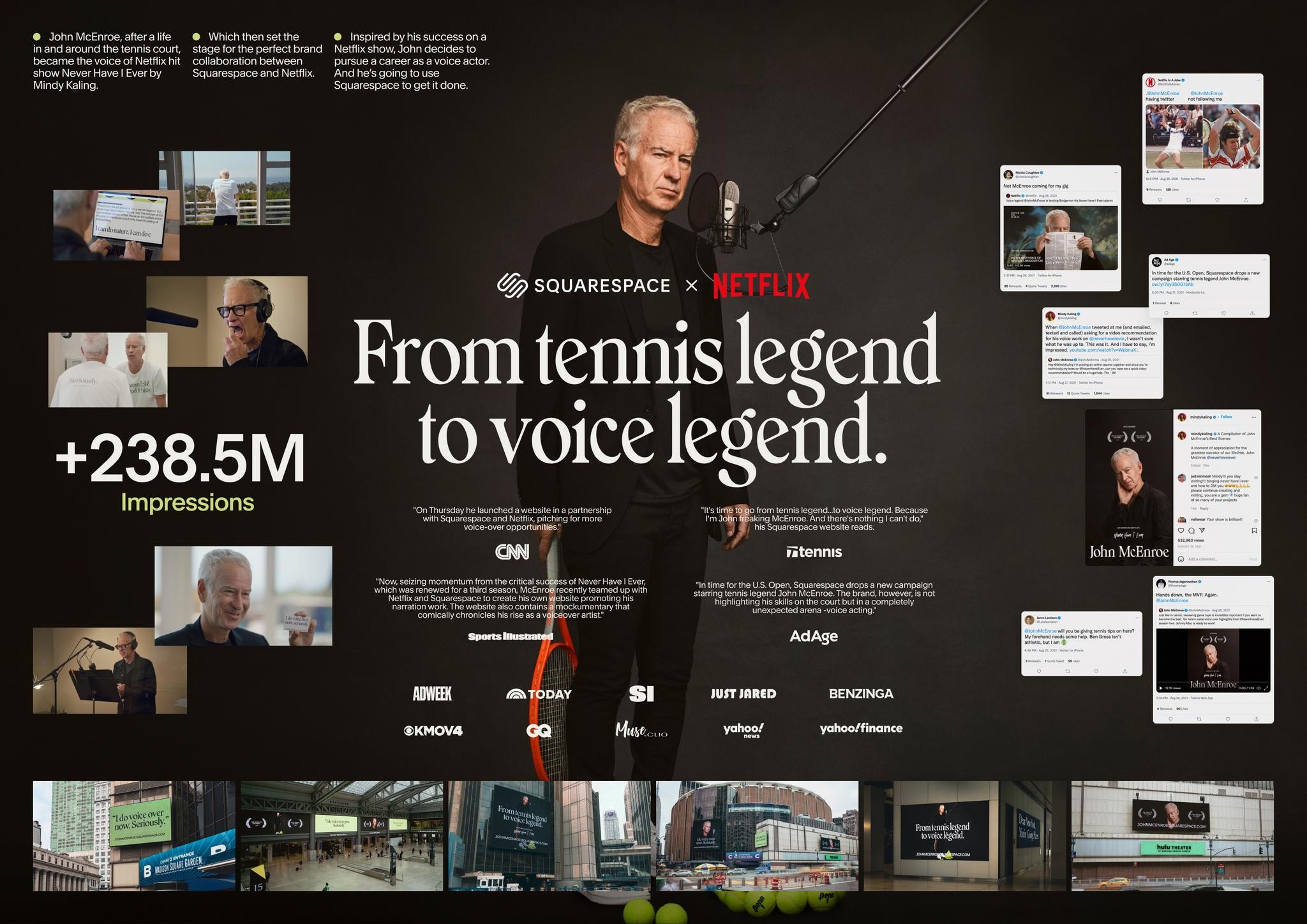 From Tennis Legend to Voice Legend: A Film by John McEnroe
