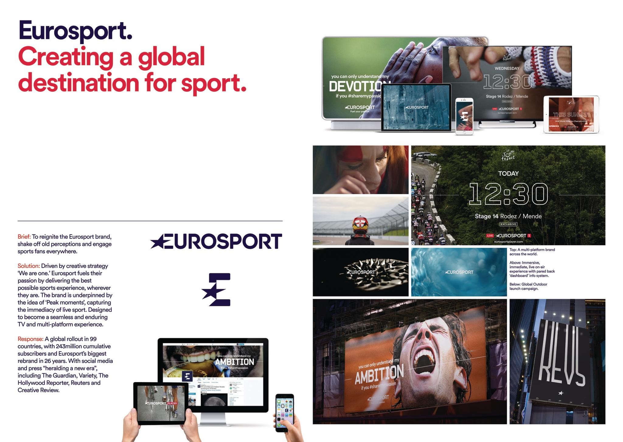 Eurosport Global Rebrand