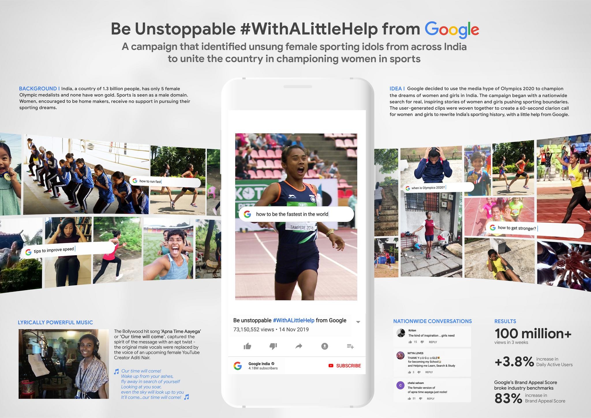 Be Unstoppable #WithALittleHelp from Google