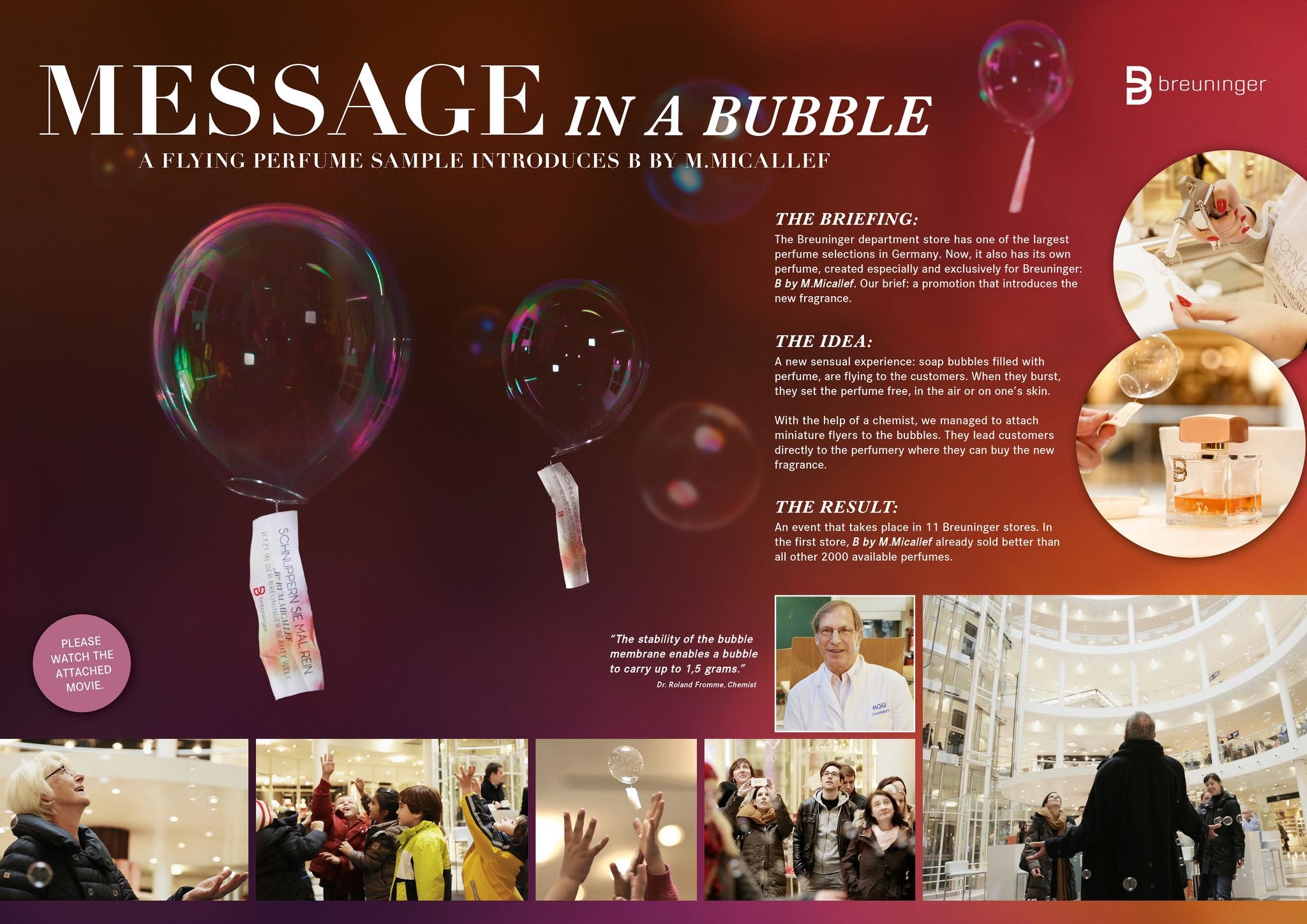 MESSAGE IN A BUBBLE