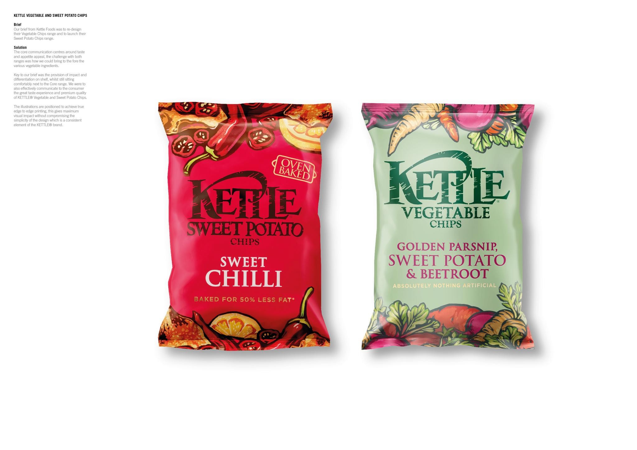 KETTLE® VEGETABLE AND SWEET POTATO CHIPS