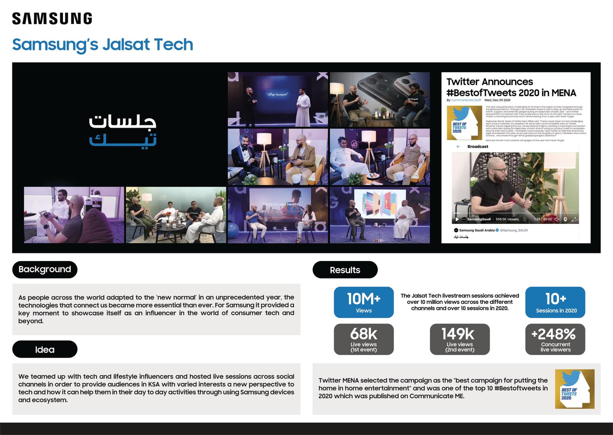 Samsung Jalsat Tech Livestream