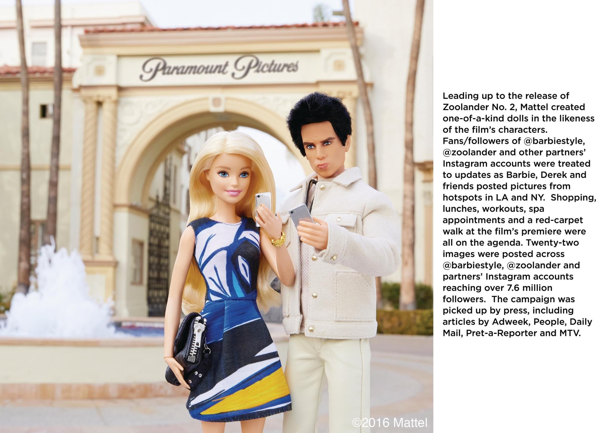 PARAMOUNT PICTURES/ZOOLANDER 2 & BARBIE