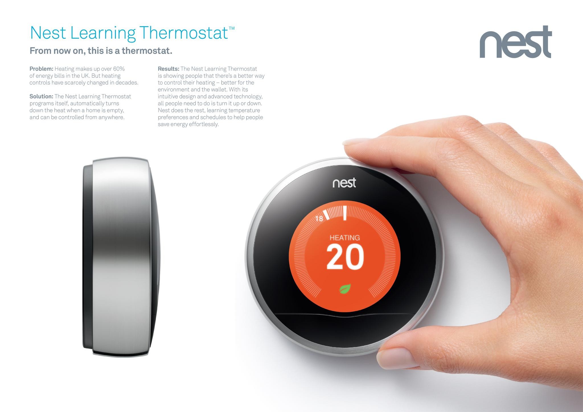 NEST LEARNING THERMOSTAT FOR THE UK