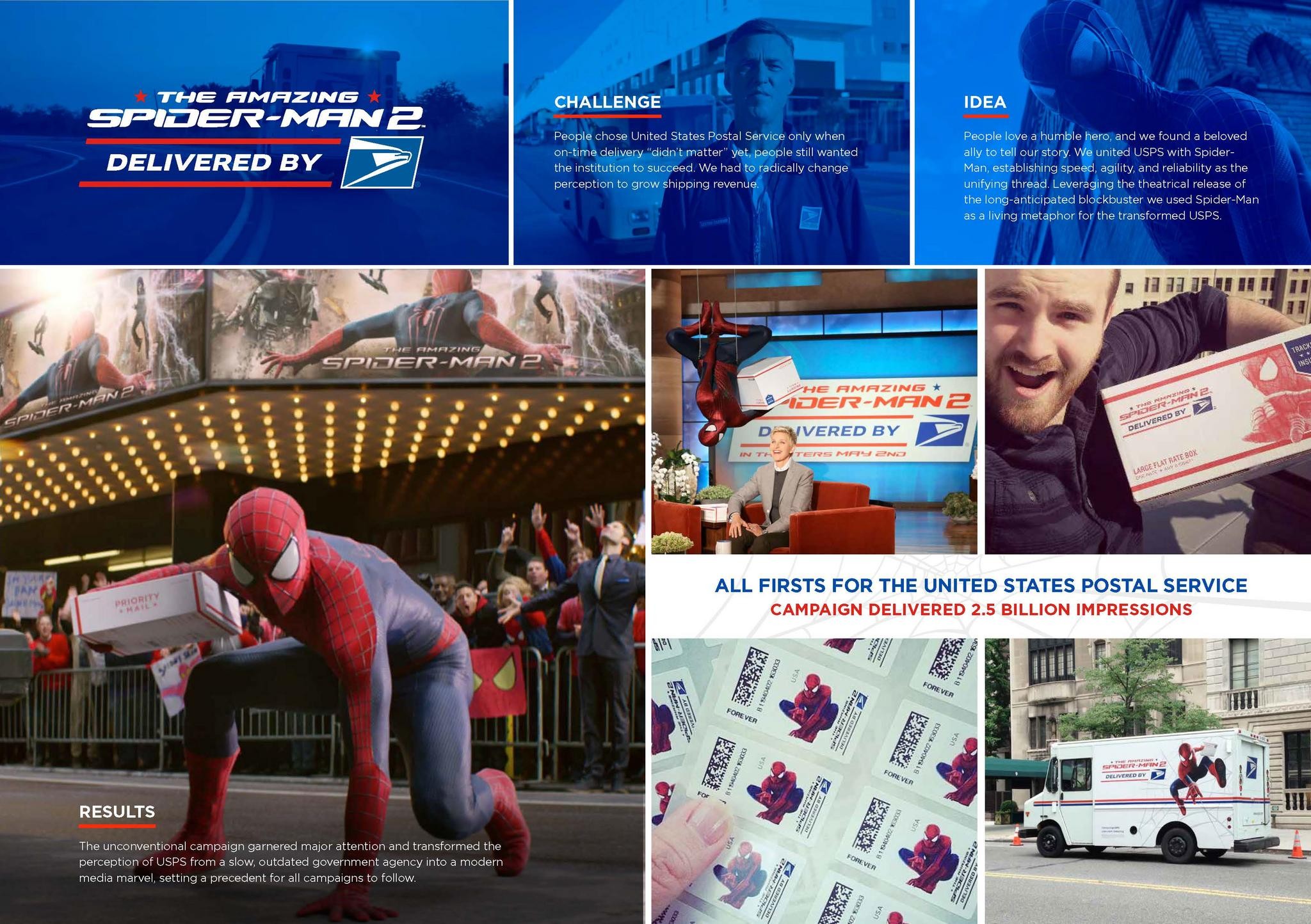 USPS DELIVERS WITH THE AMAZING SPIDER-MAN 2