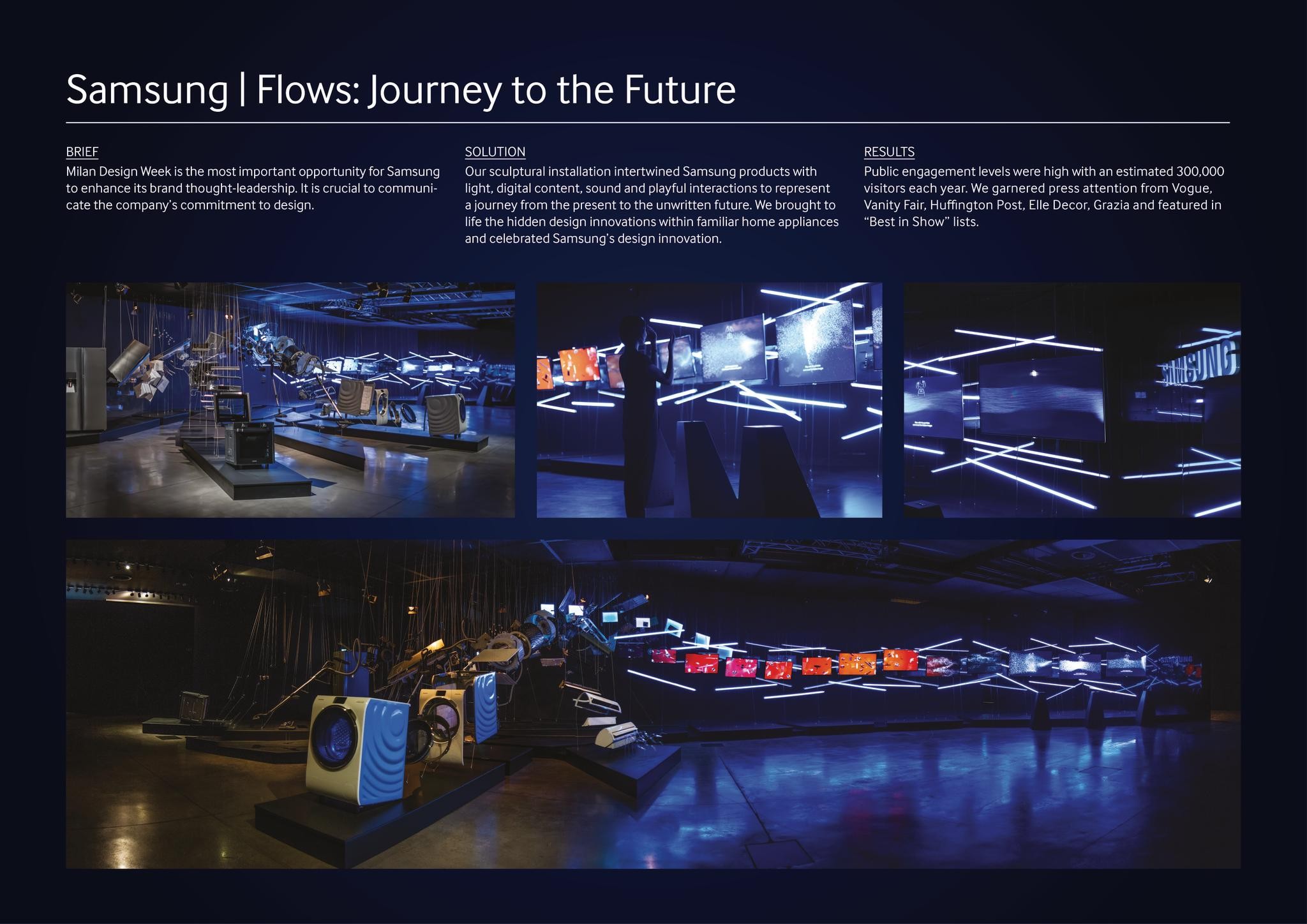 FLOWS: JOURNEY TO THE FUTURE INSTALLATION