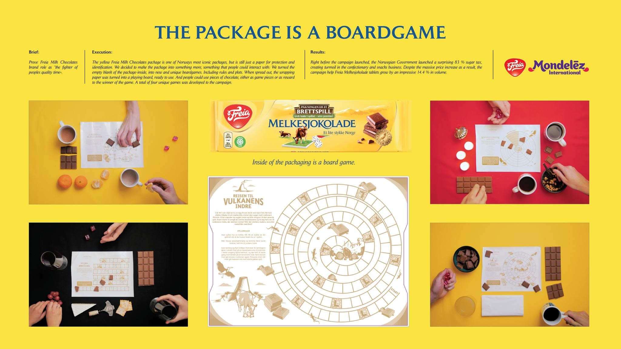 THE PACKAGE IS A BOARDGAME