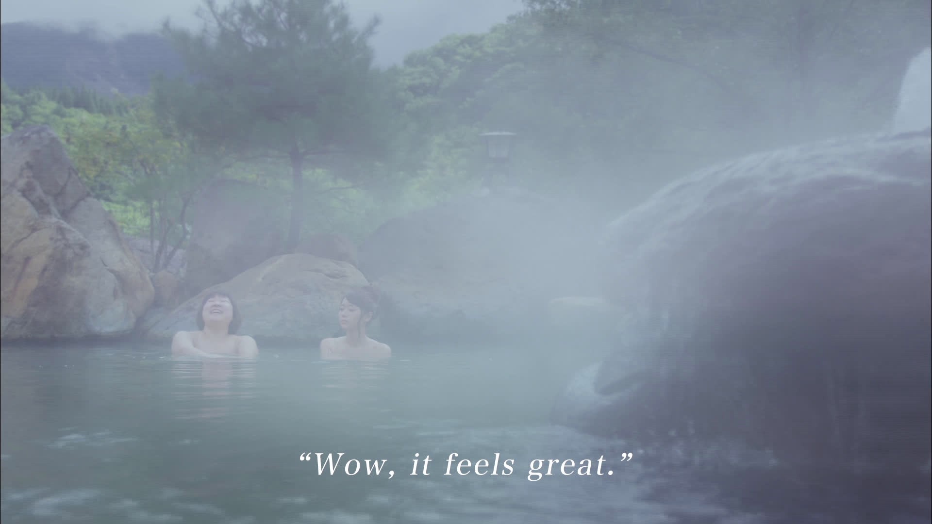 The interviewer who comes to you,"Onsen".