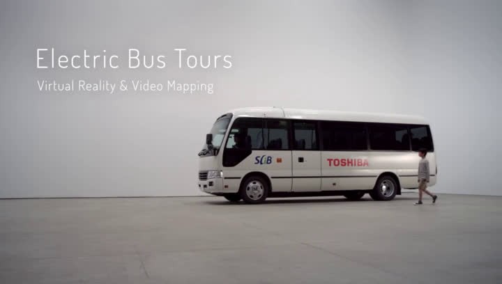 ELECTRIC BUS TOURS / VIRTUAL REALITY & VIDEO MAPPING