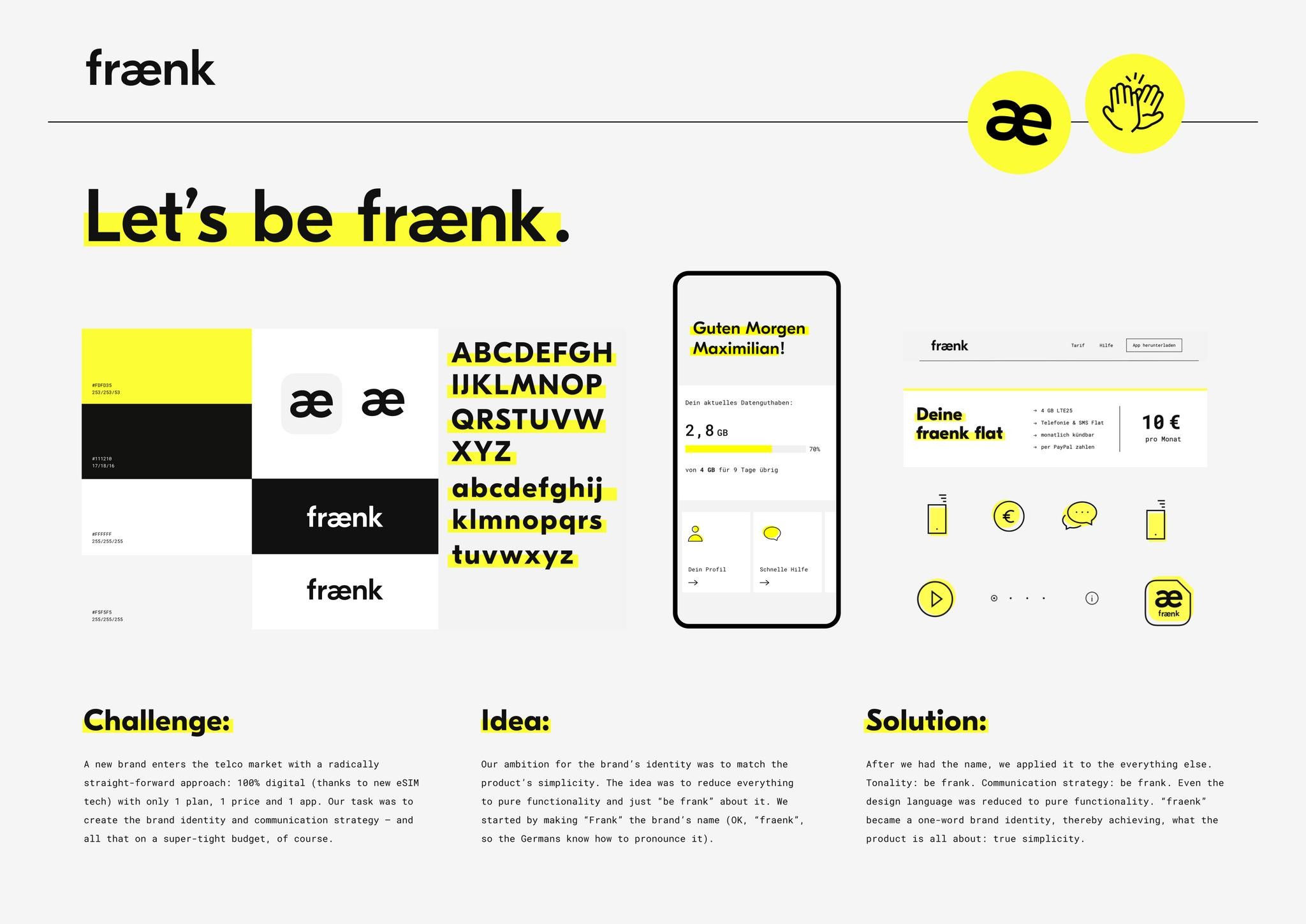 FRAENK — THE MOBILE PLAN APP