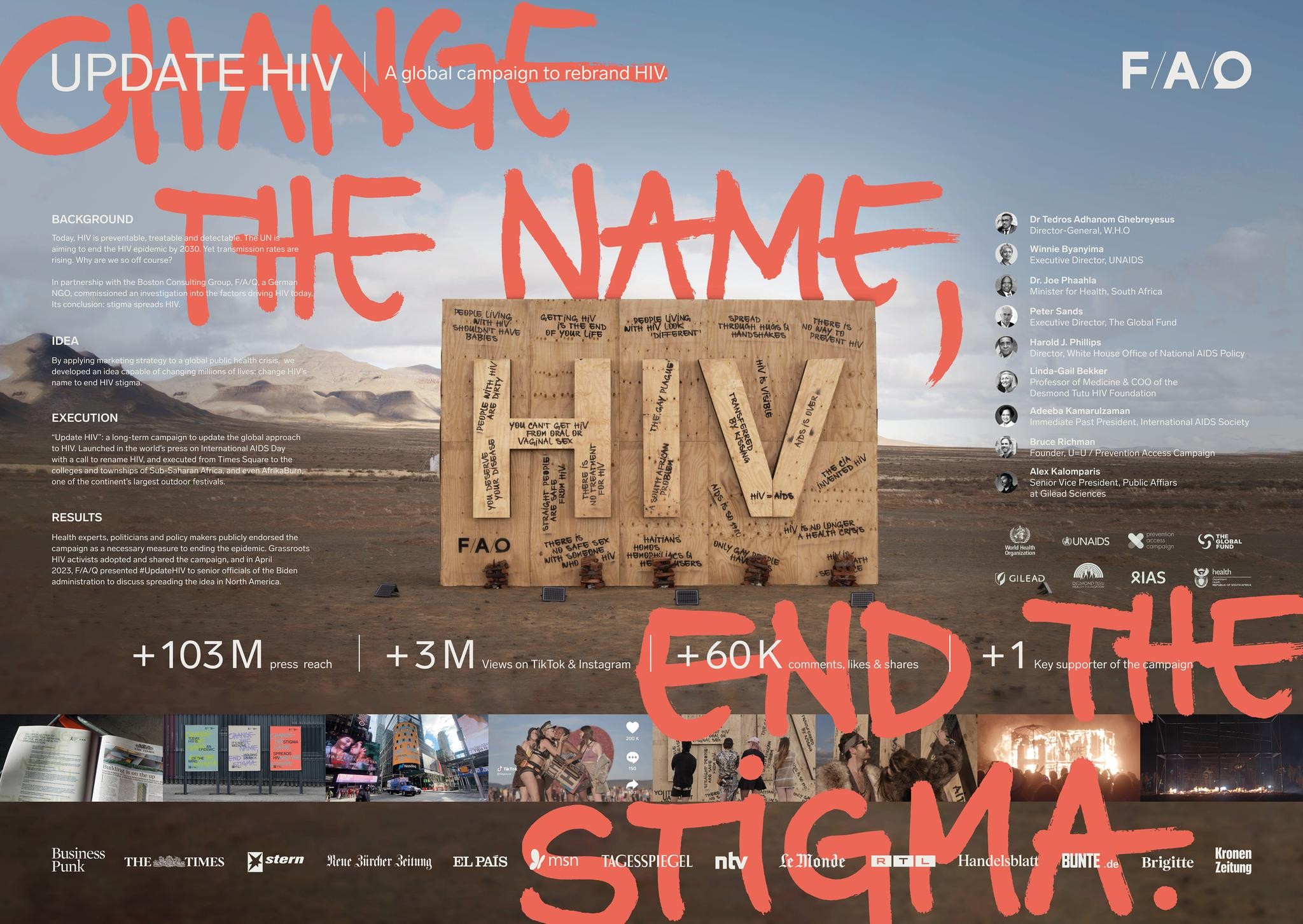Update HIV – A global campaign to rebrand HIV