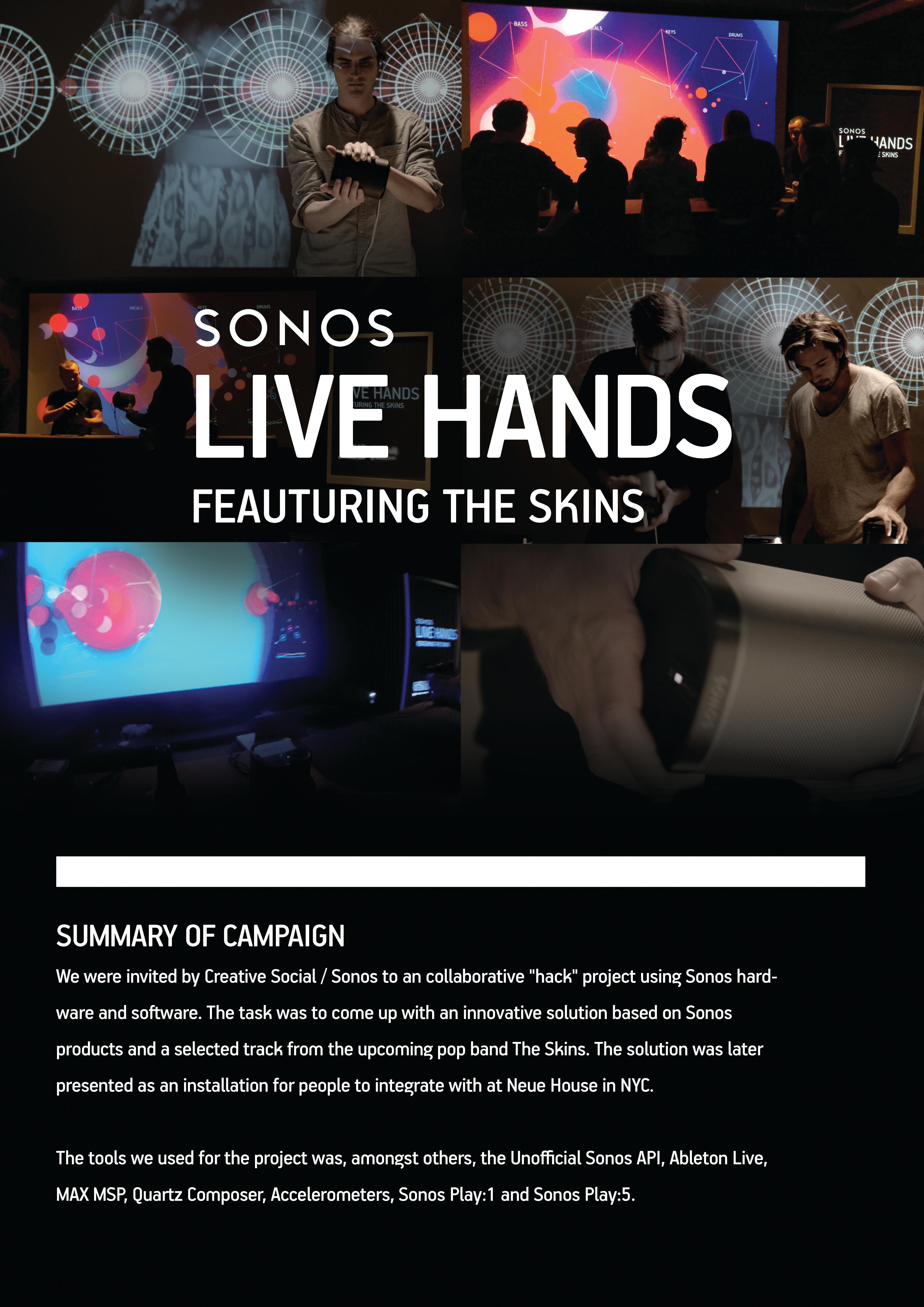 SONOS LIVE HANDS