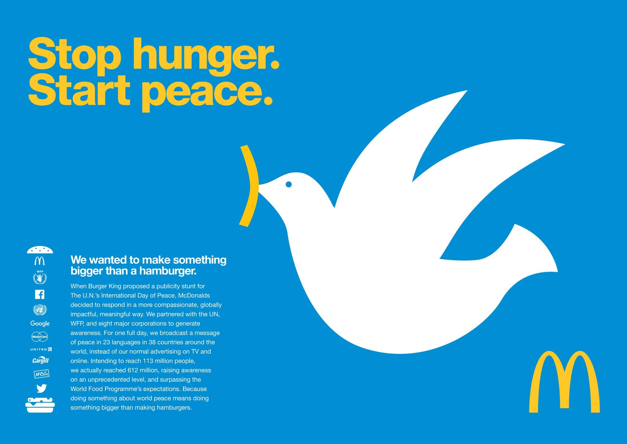 Stop Hunger. Start Peace.