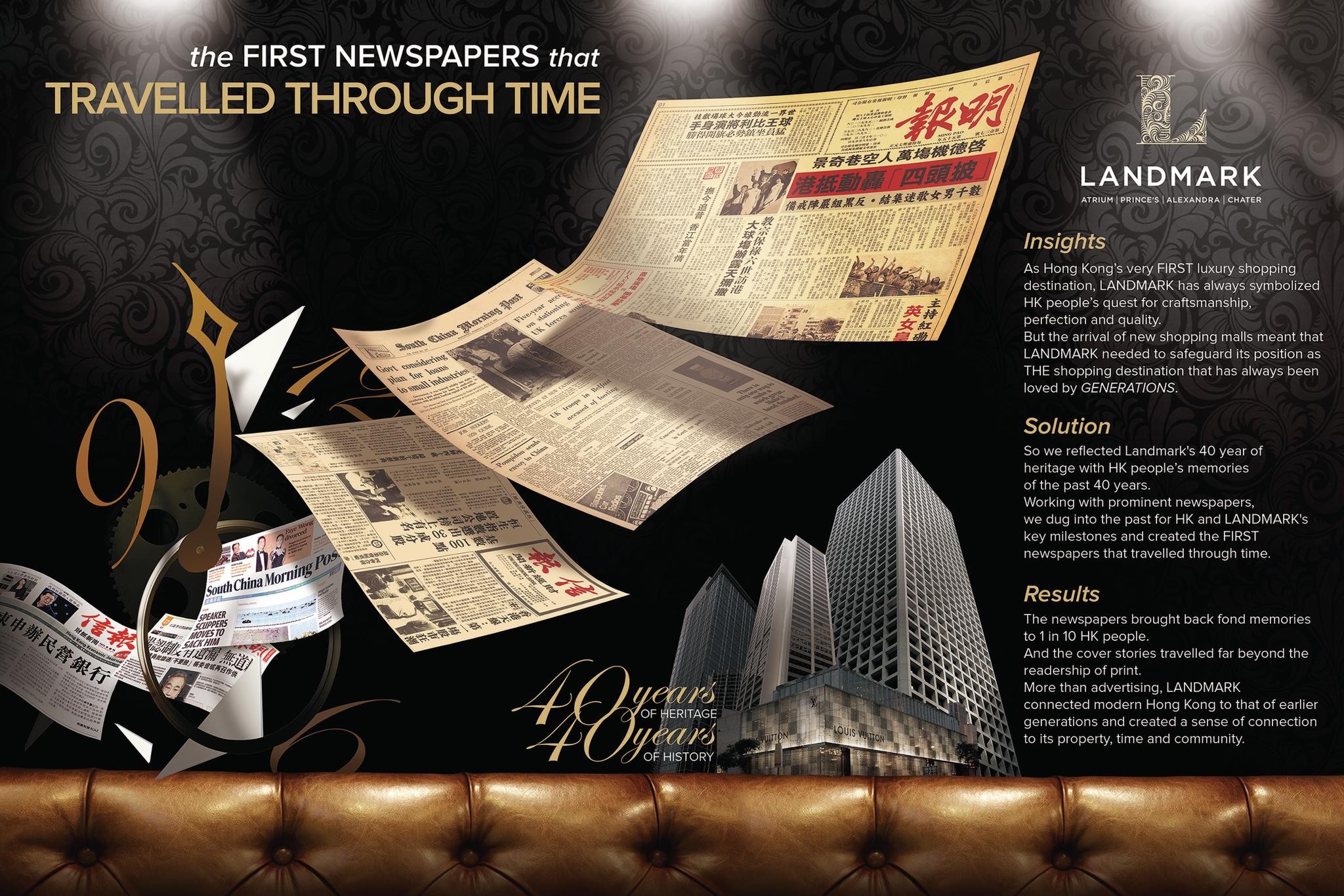 THE FIRST NEWSPAPER THAT TRAVELLED THROUGH TIME