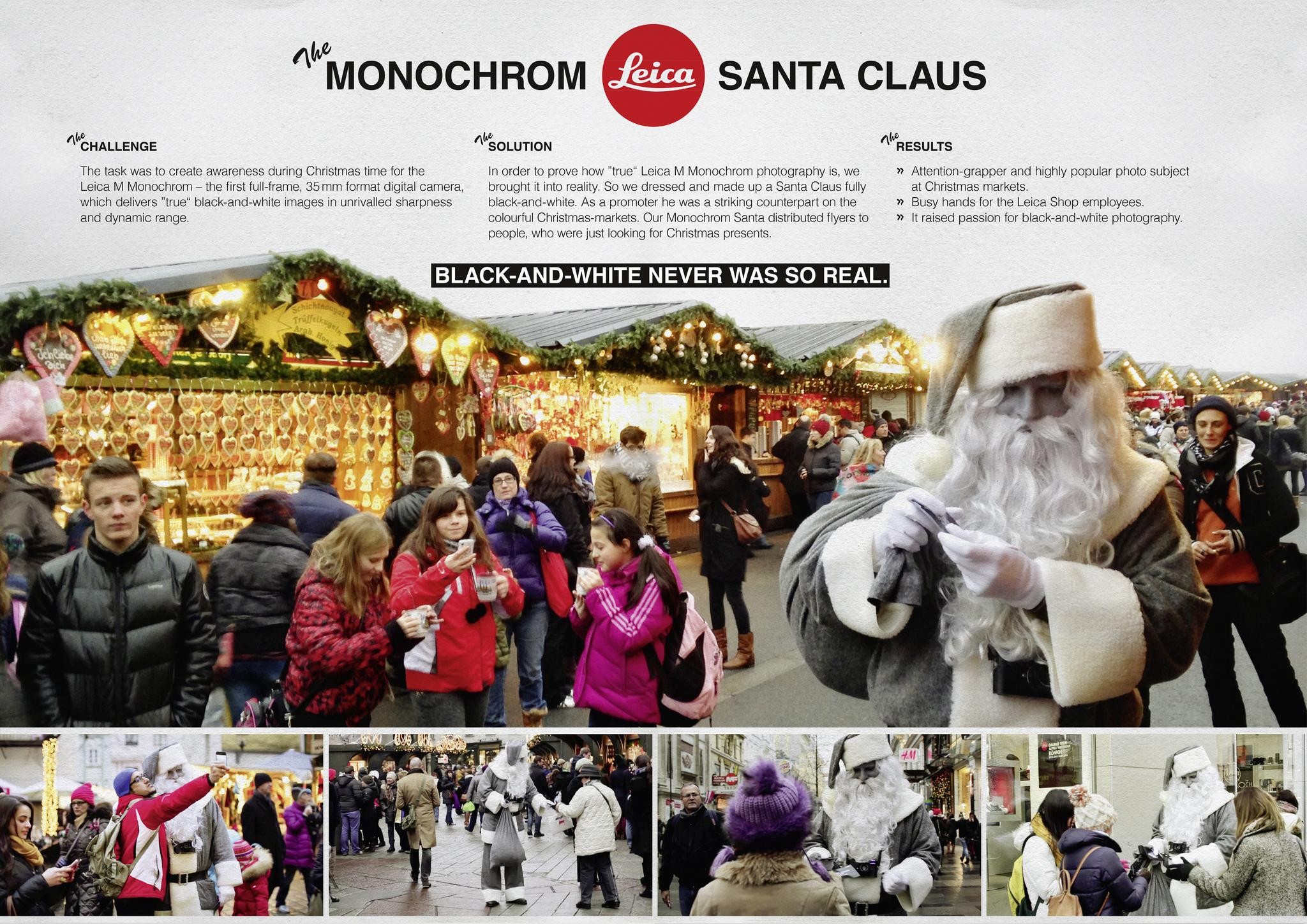 THE MONOCHROME SANTA CLAUS